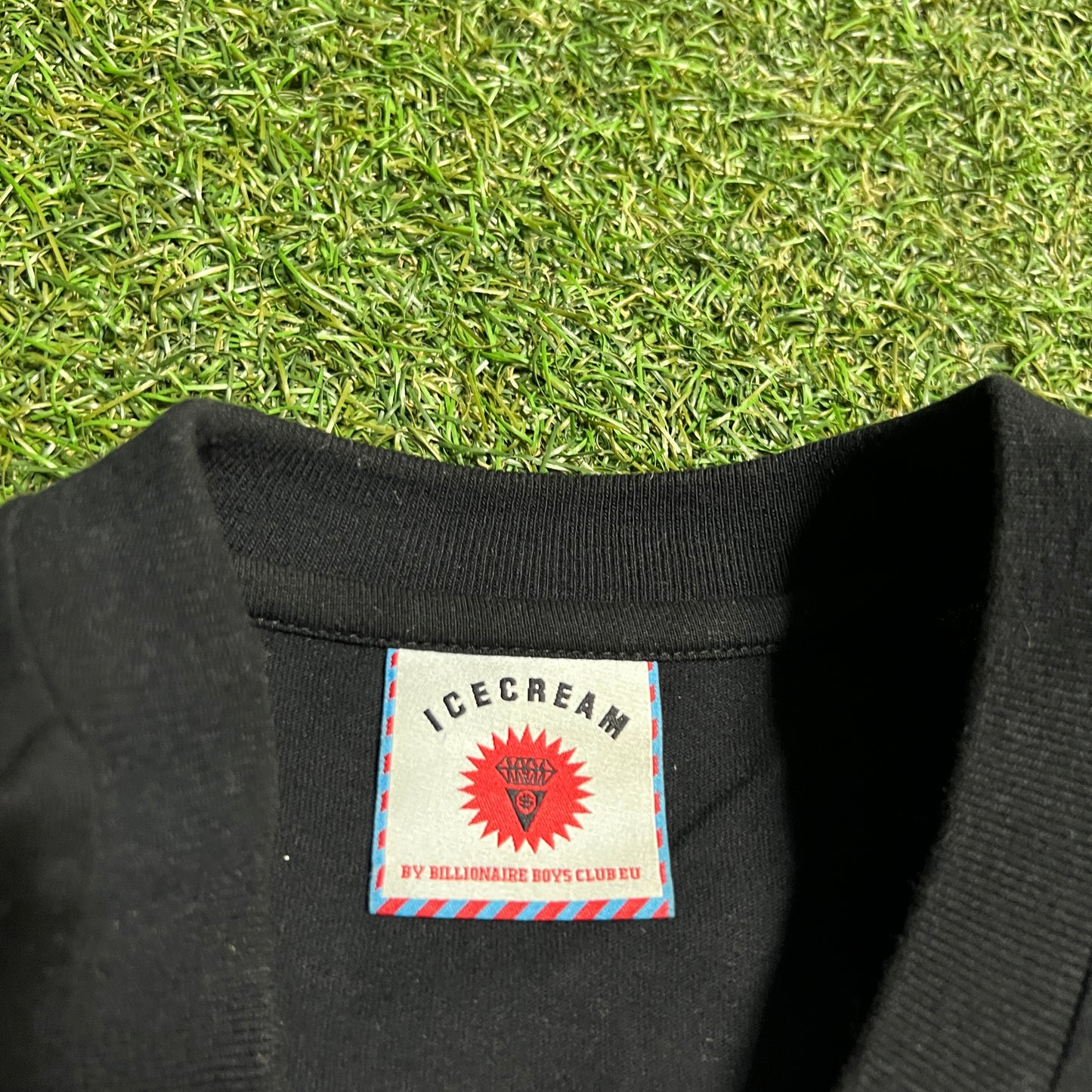Ice Cream x Billionaire Boys Club Black Logo Tee Size Large USED x14011