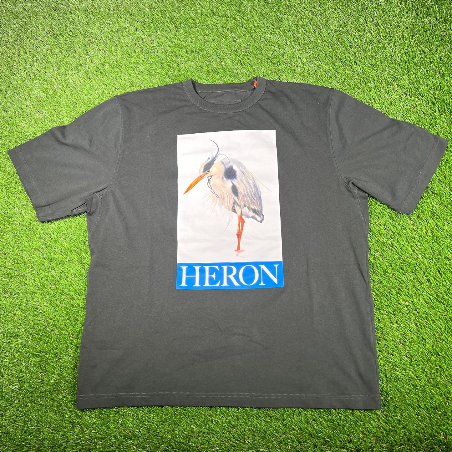 Heron Preston Heron Bird Green Tee Size XXL NEW x14804