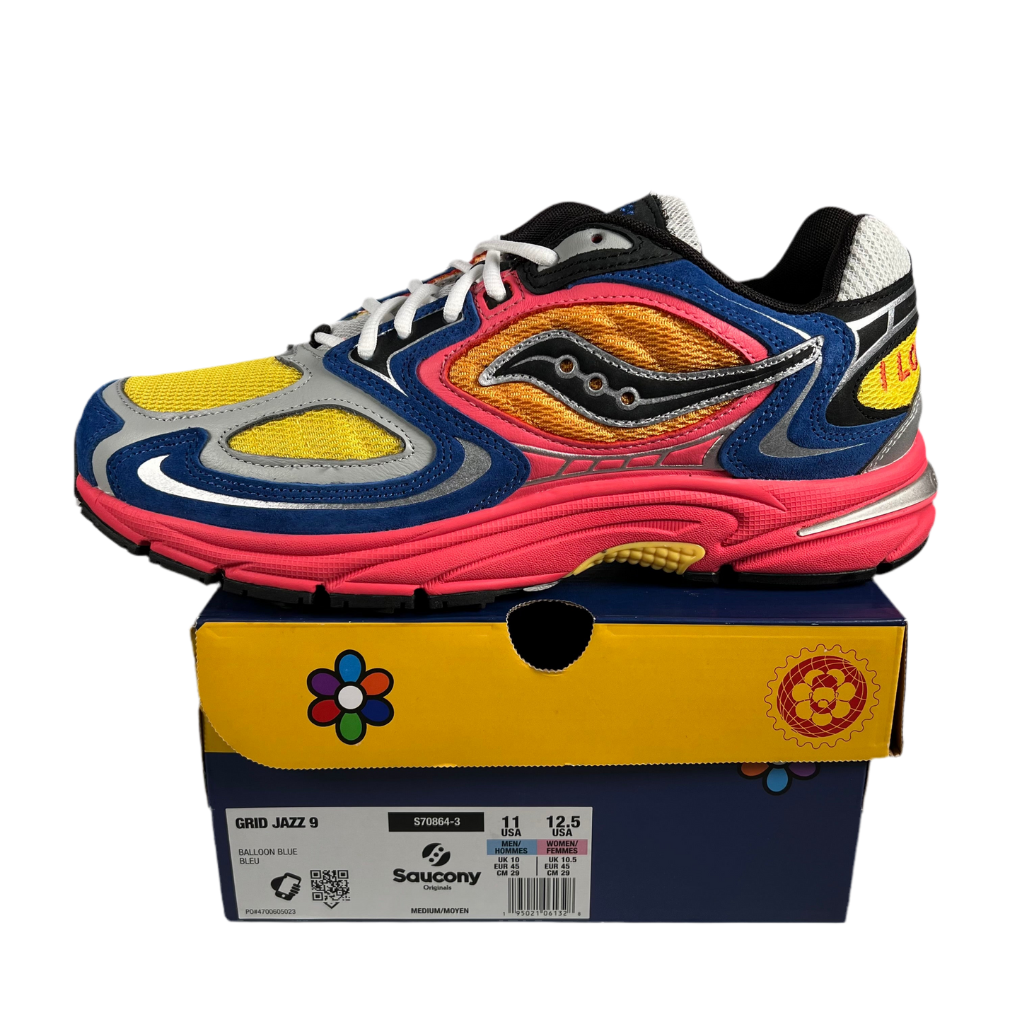 Saucony Grid Jazz 9 Jae Tips I Love You Size 11 NEW s17499