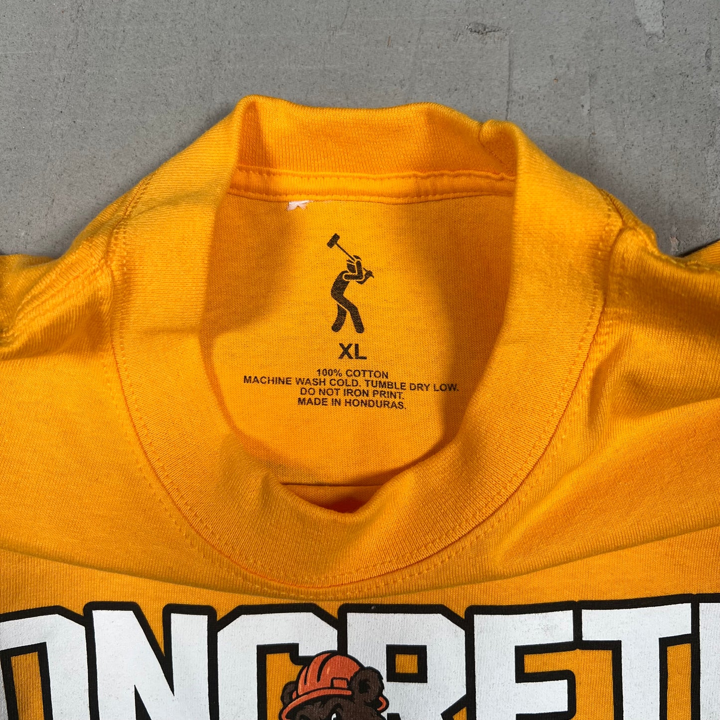 Congrete Boys Lil Yatchy Yellow Concert Tee Size XL USED x17369