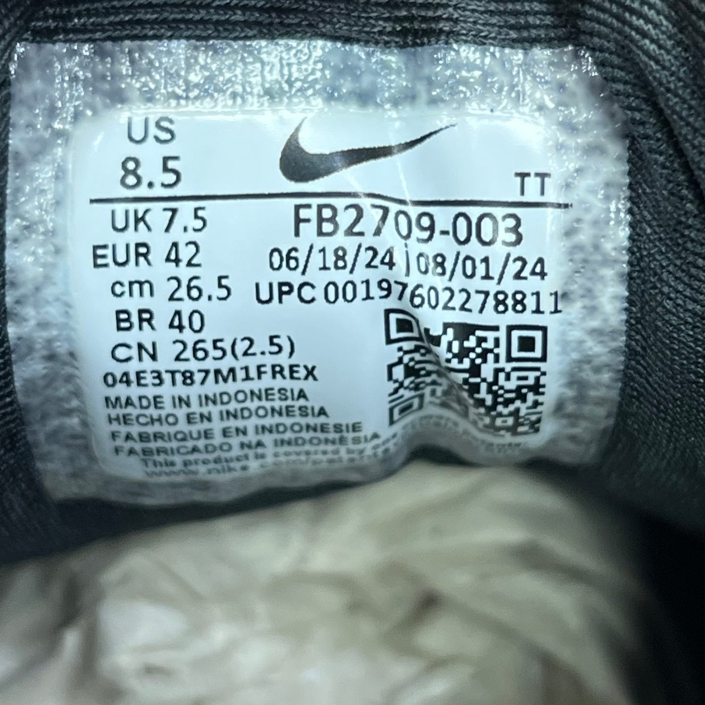 Nike Air Max 95 Cortiez Honey Black (2025) Size 8.5 NEW s22335