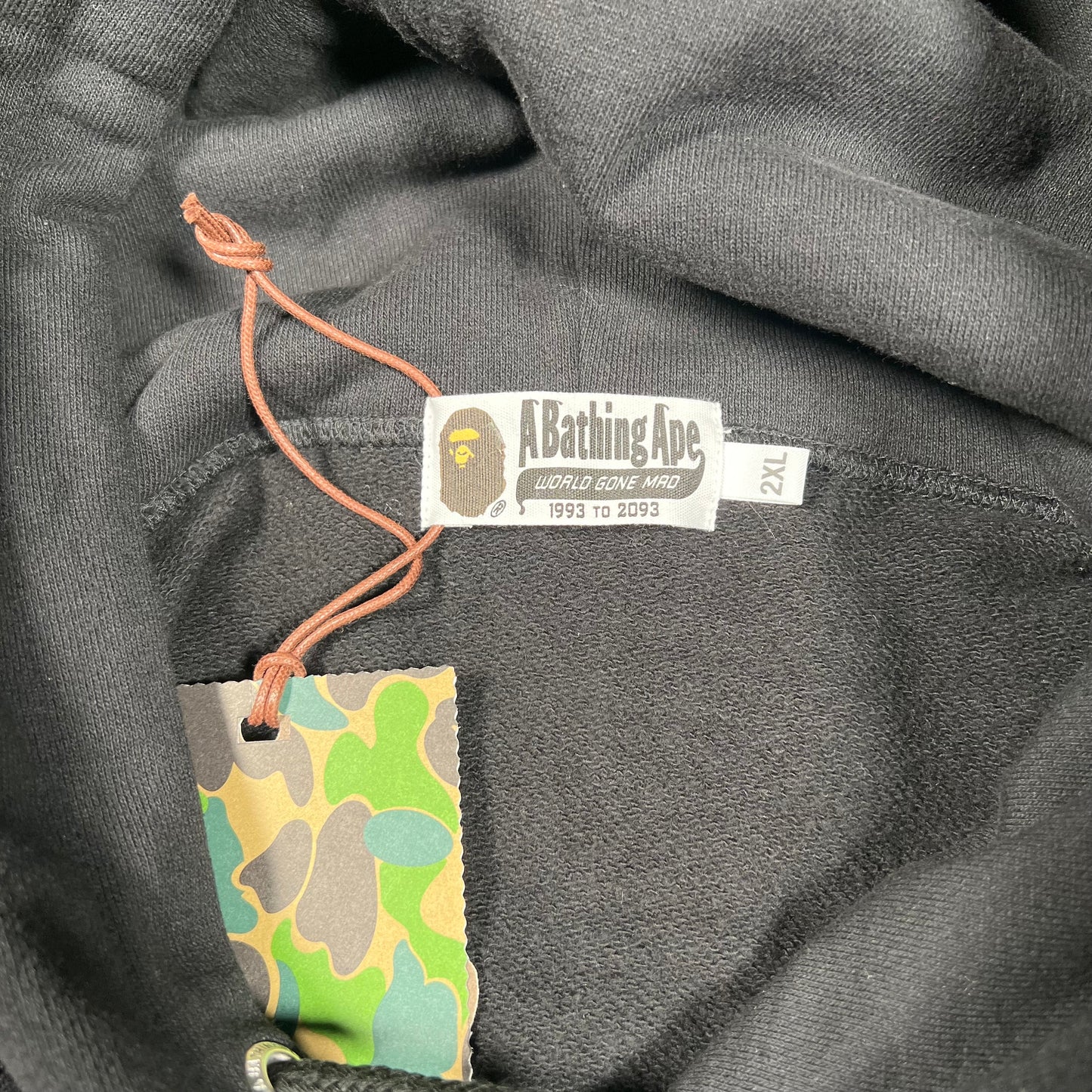 Bape Union Black 30th Anniversary Hoodie Size XXL NEW x15376