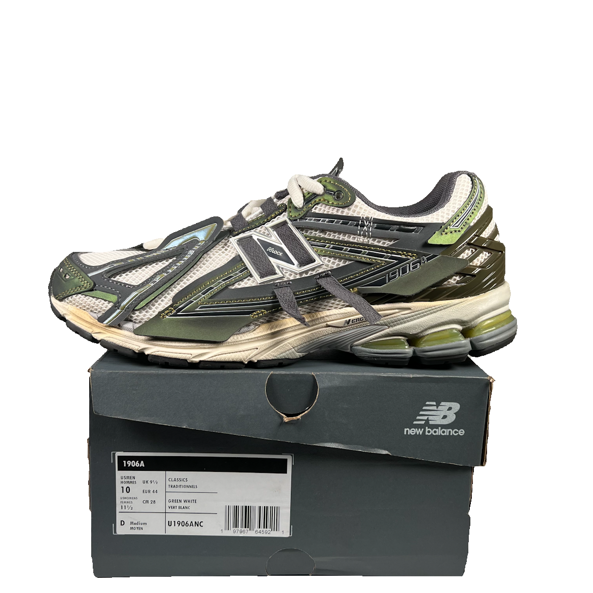 New Balance 1906A Olive Juice Sea Salt (2025) Size 10 USED s18894