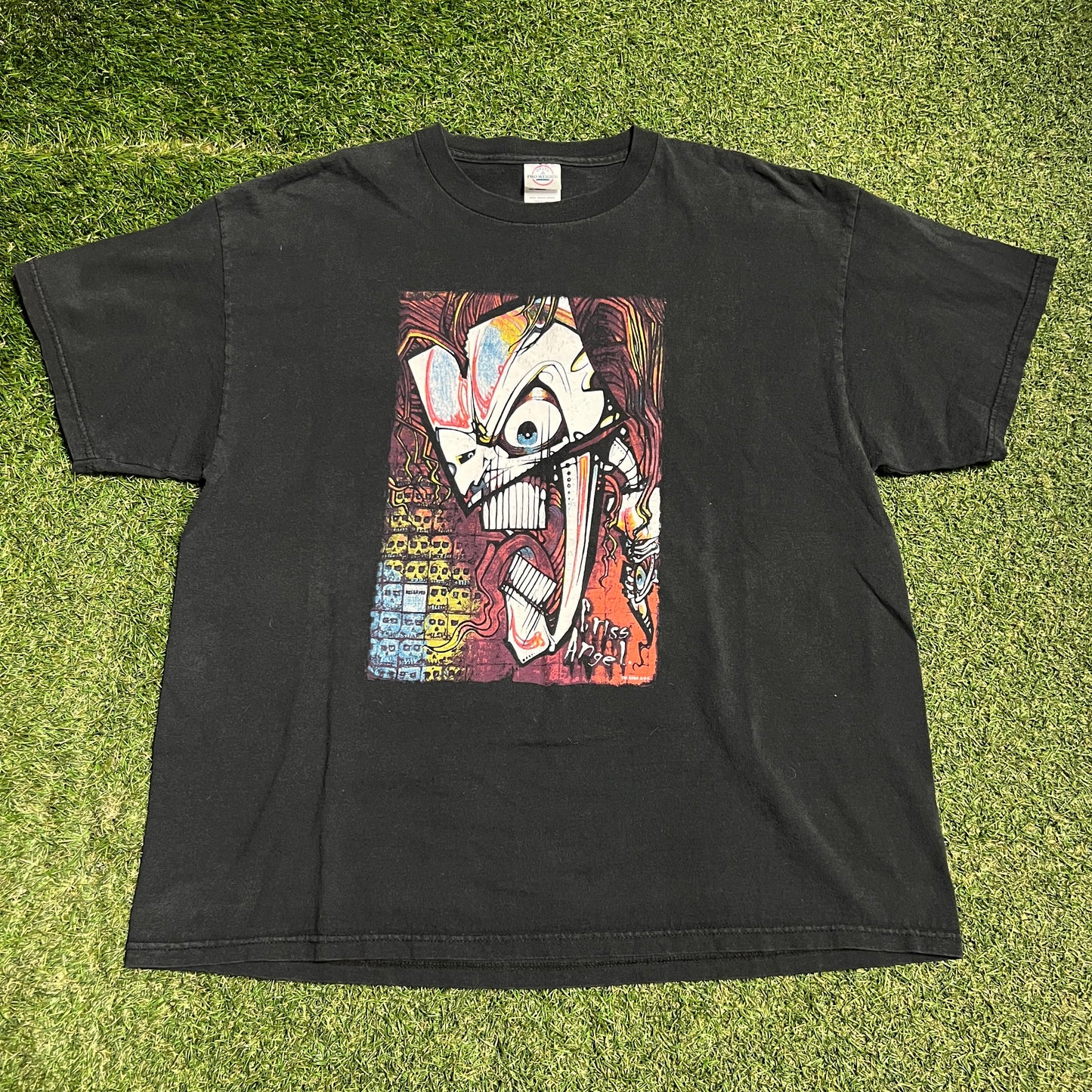 2004 Criss Angel Black Art Tee Size XL USED v16413