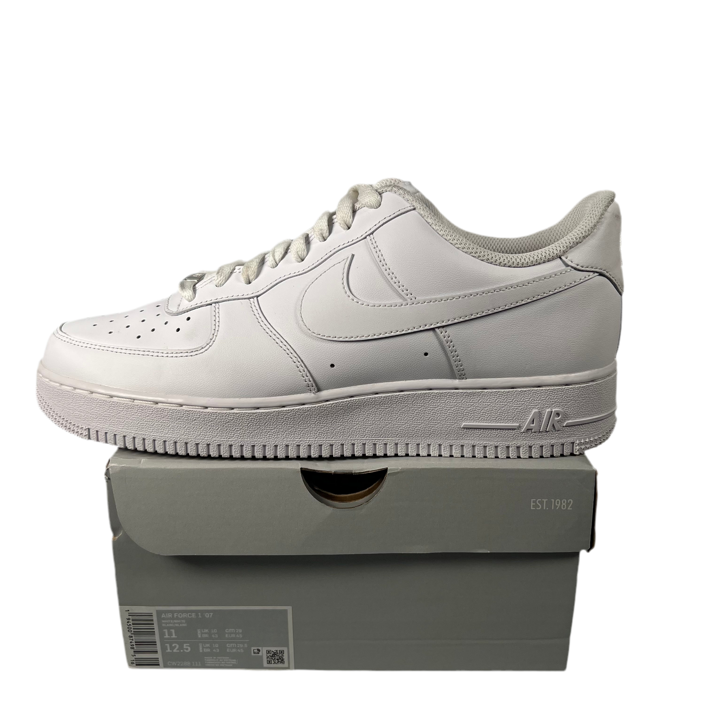 Nike Air Force One White Size 11 USED S17406