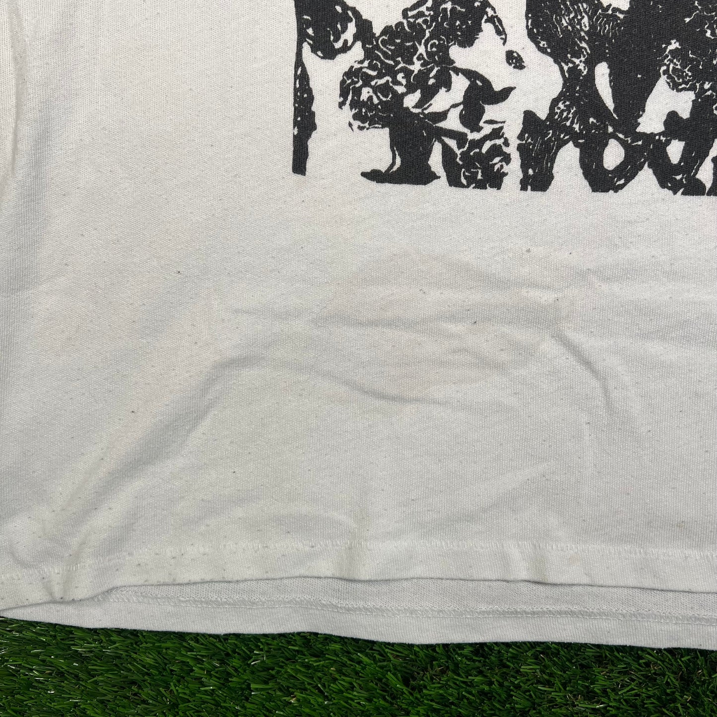 Assembly NY Grateful Dead "Hebrew" White Tee Size Large USED v18649