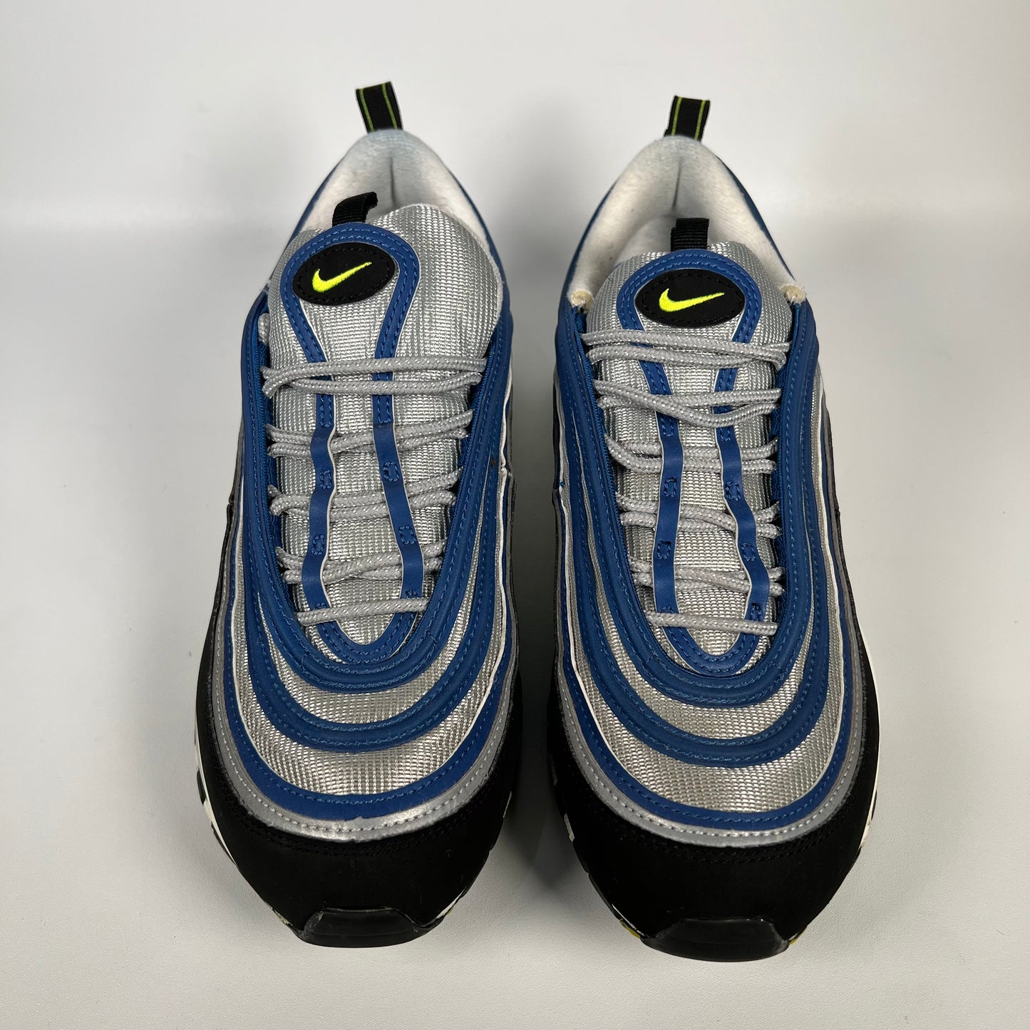 Nike Air Max 97 Atlantic Blue Voltage Yellow (2022) Size 10.5 USED s17873
