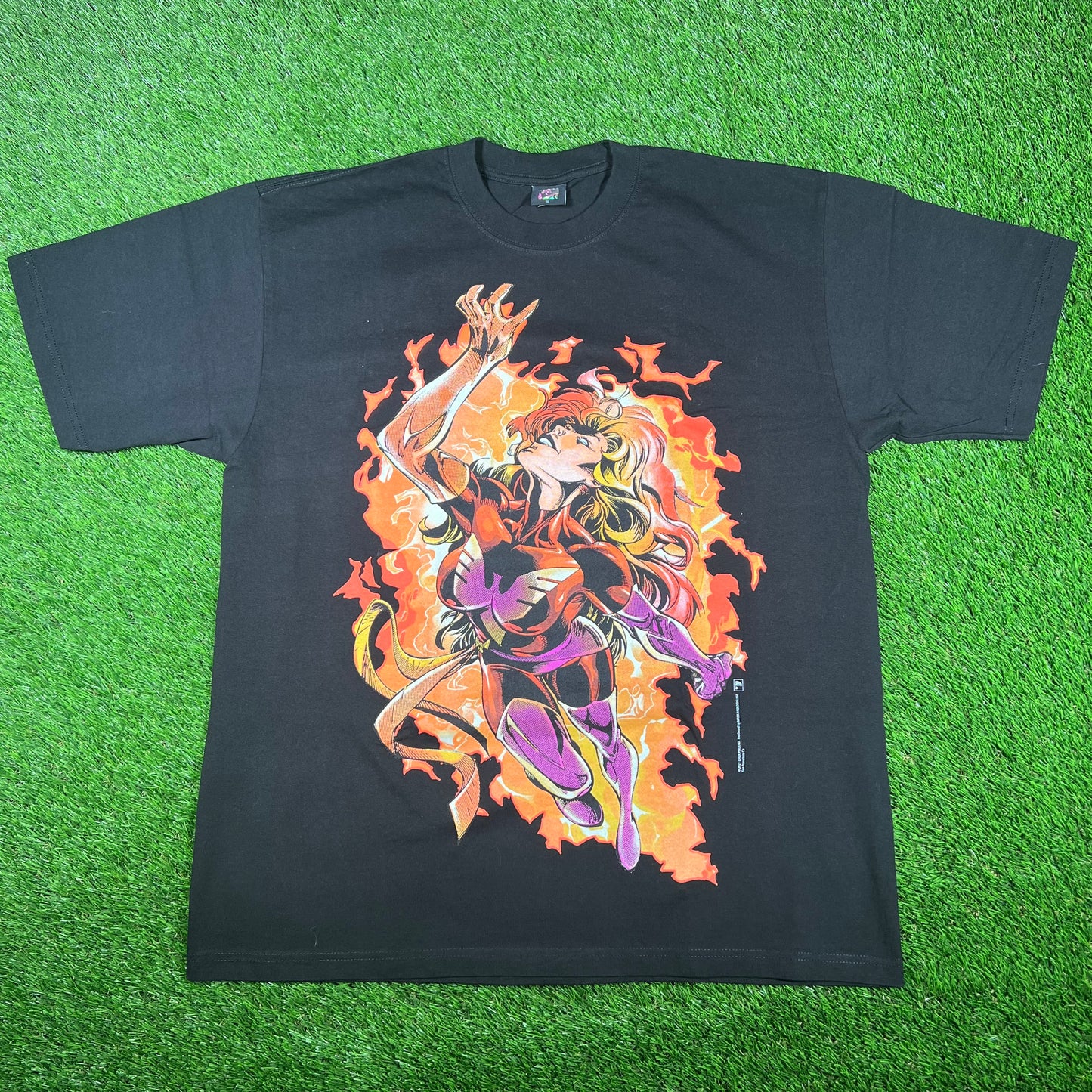 Mask and Disguise M.A.D. Marvel "Dark Phoenix" Black Tee Size XL USED v17078