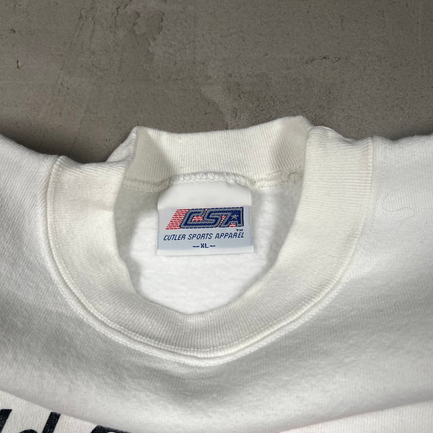 1994 World Cup USA White Mascot Crewneck Size XL USED v18965