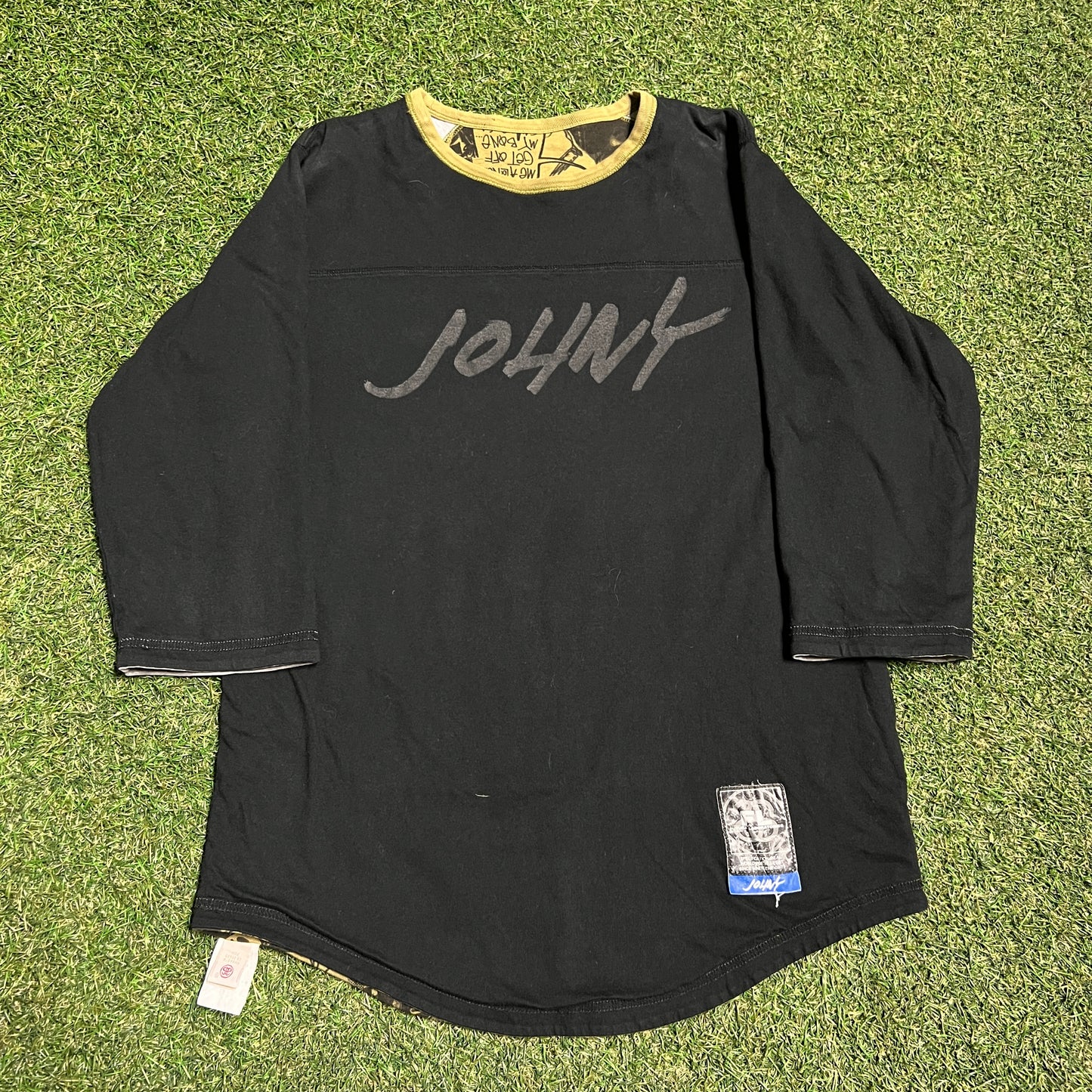 Y2K Stussy x Futura Reversible Baseball Tee Size Small USED x13520