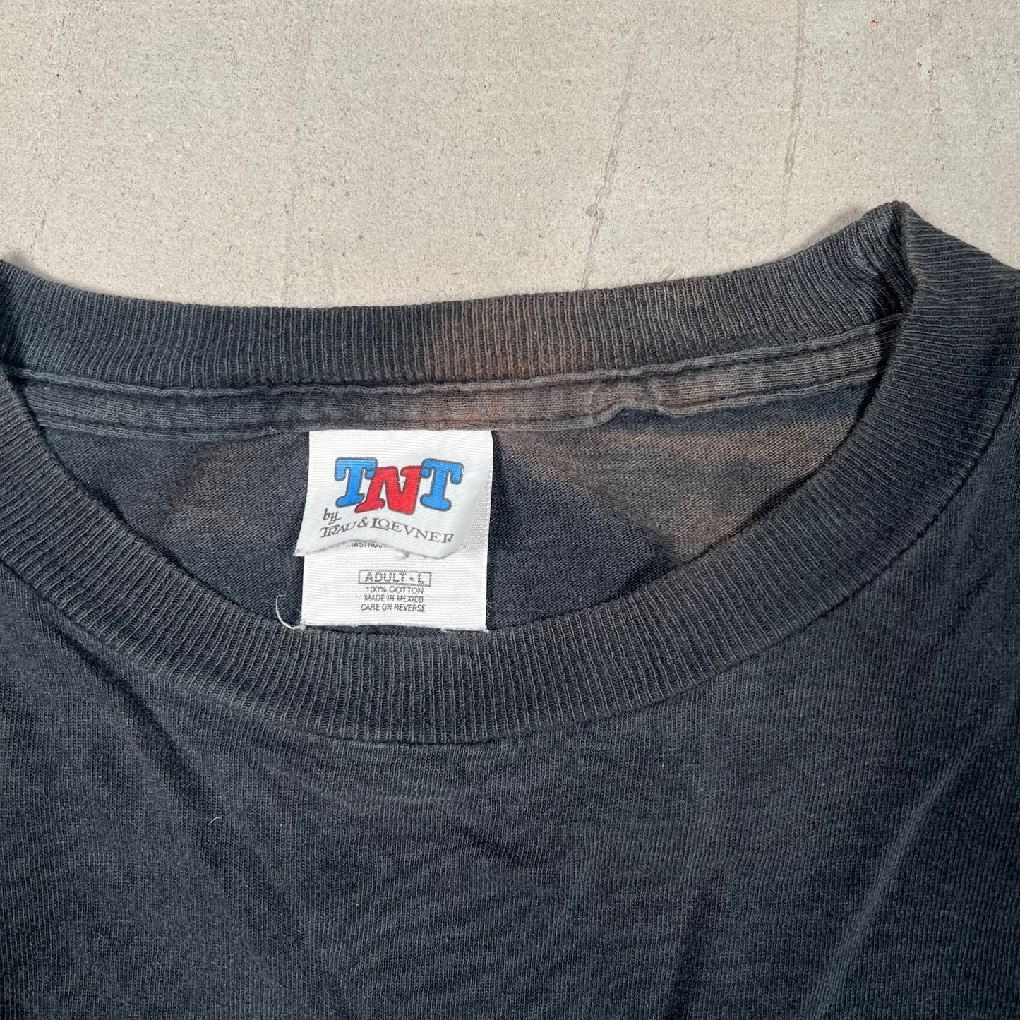 1998 Stone Cold University Black Tee Size Large USED v15133