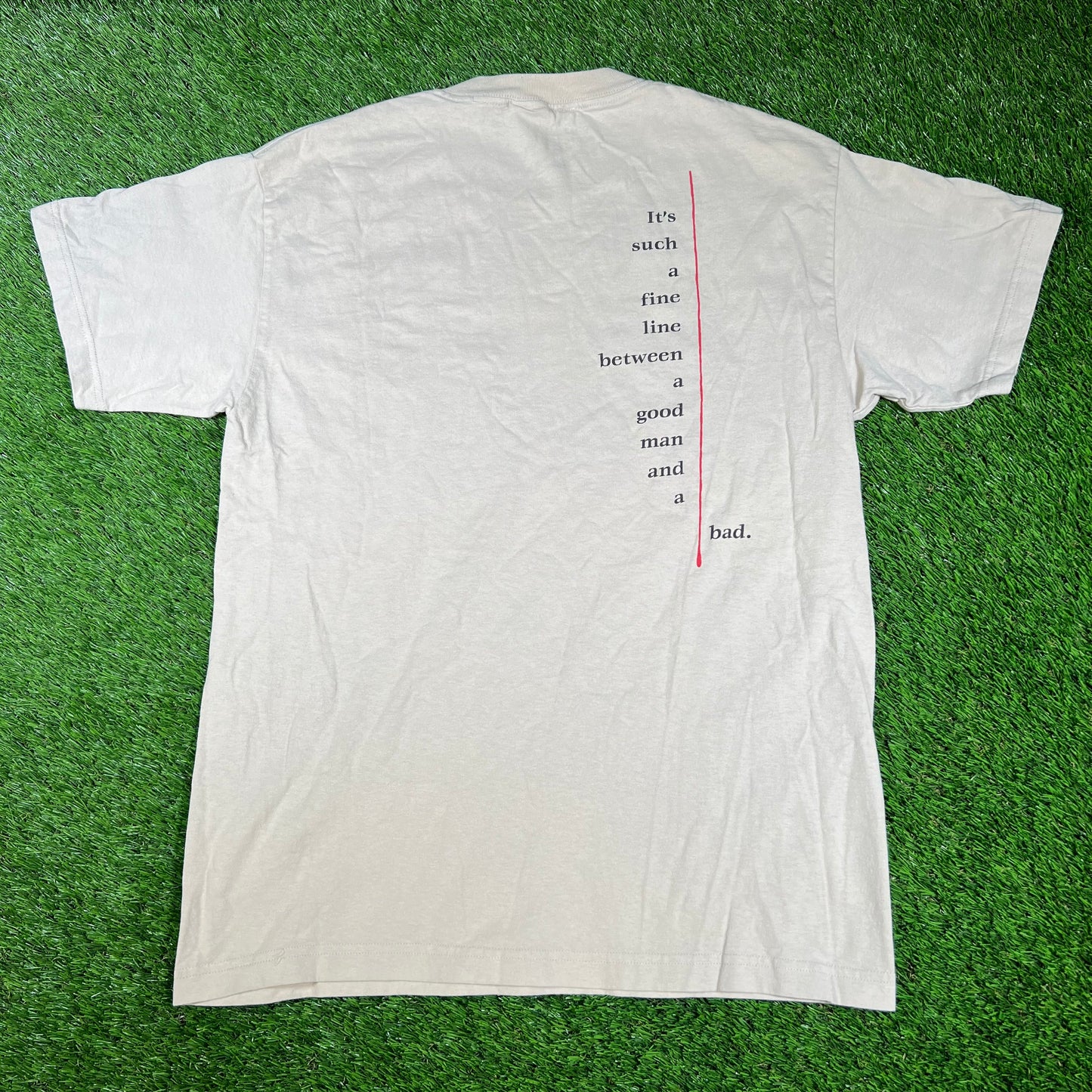 1990s Jekyll & Hyde The Musical Beige Tee Size Large USED v16660
