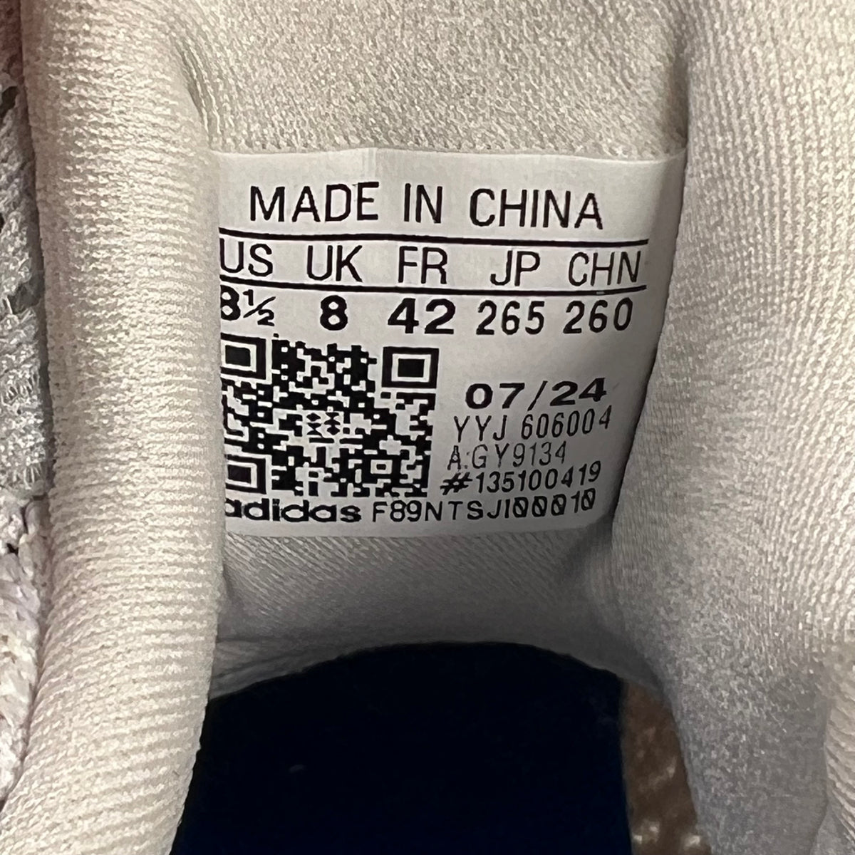 Adidas Ultra Boost 1.0 Cloud White Collegiate Green Gum (2024) Size 8.5 USED s19698