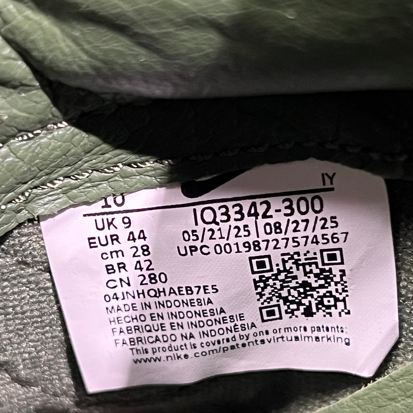 Nike Dunk Low Army Olive Black (2026) Size 10 NEW s22260