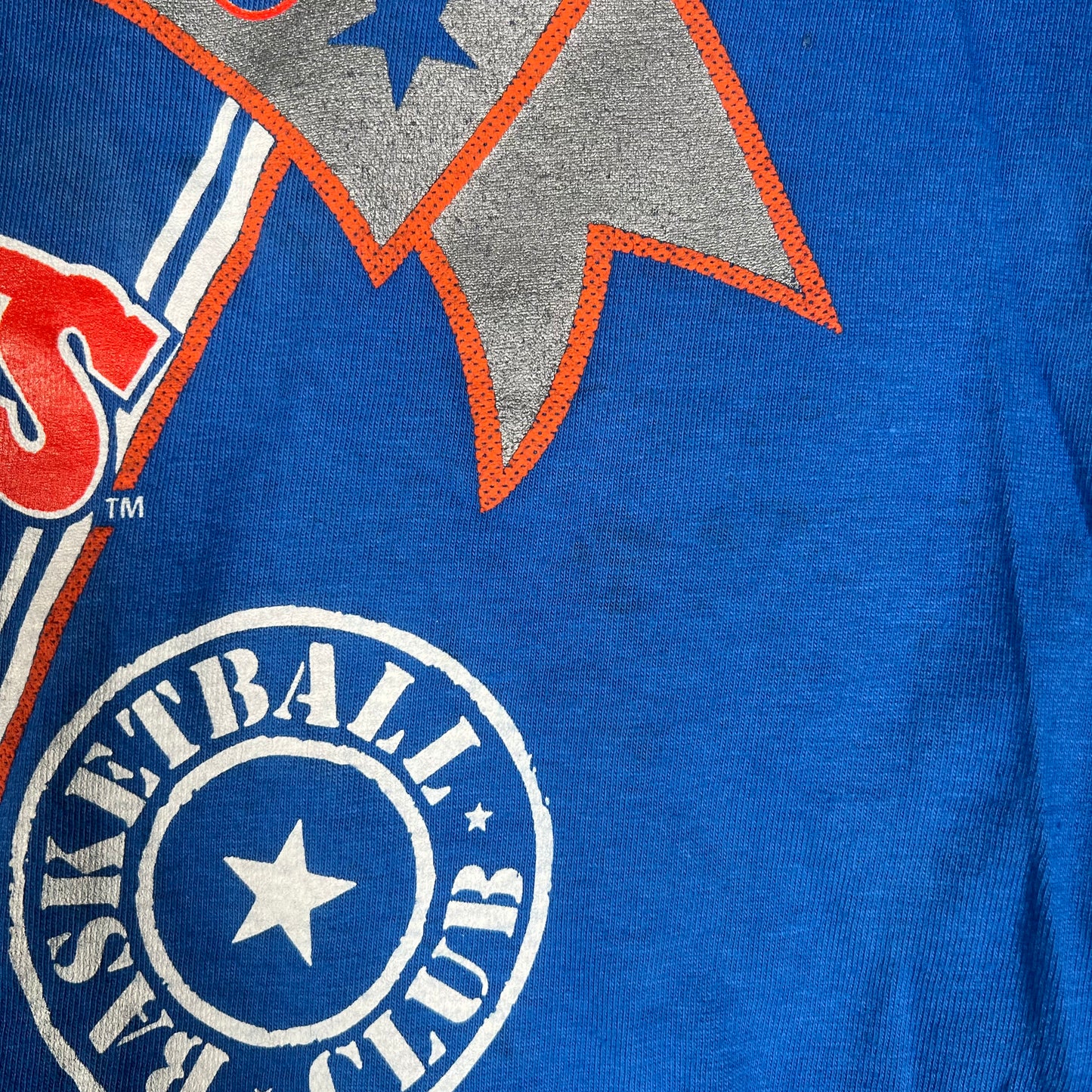 1990s Cleveland Cavaliers Blue Tee Size Large USED v16619