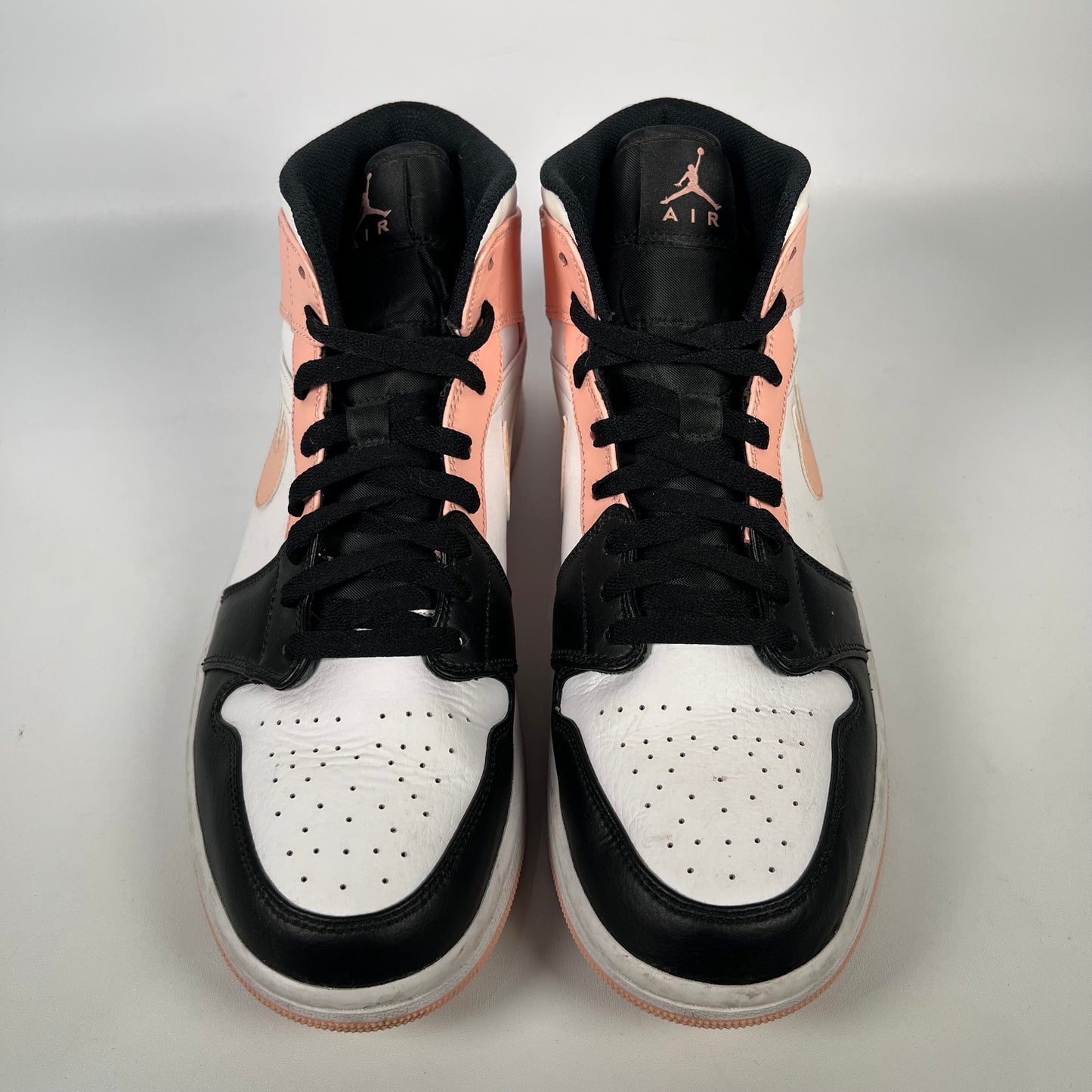 Jordan 1 Mid Arctic Orange Black Toe (2021) Size 11 USED s18633
