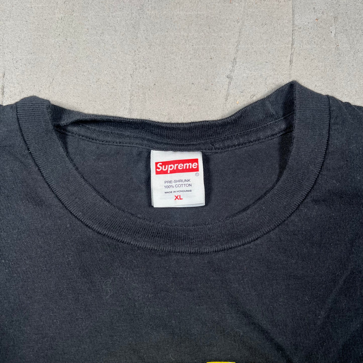 Supreme Bedroom Black Tee Size XL USED x17376