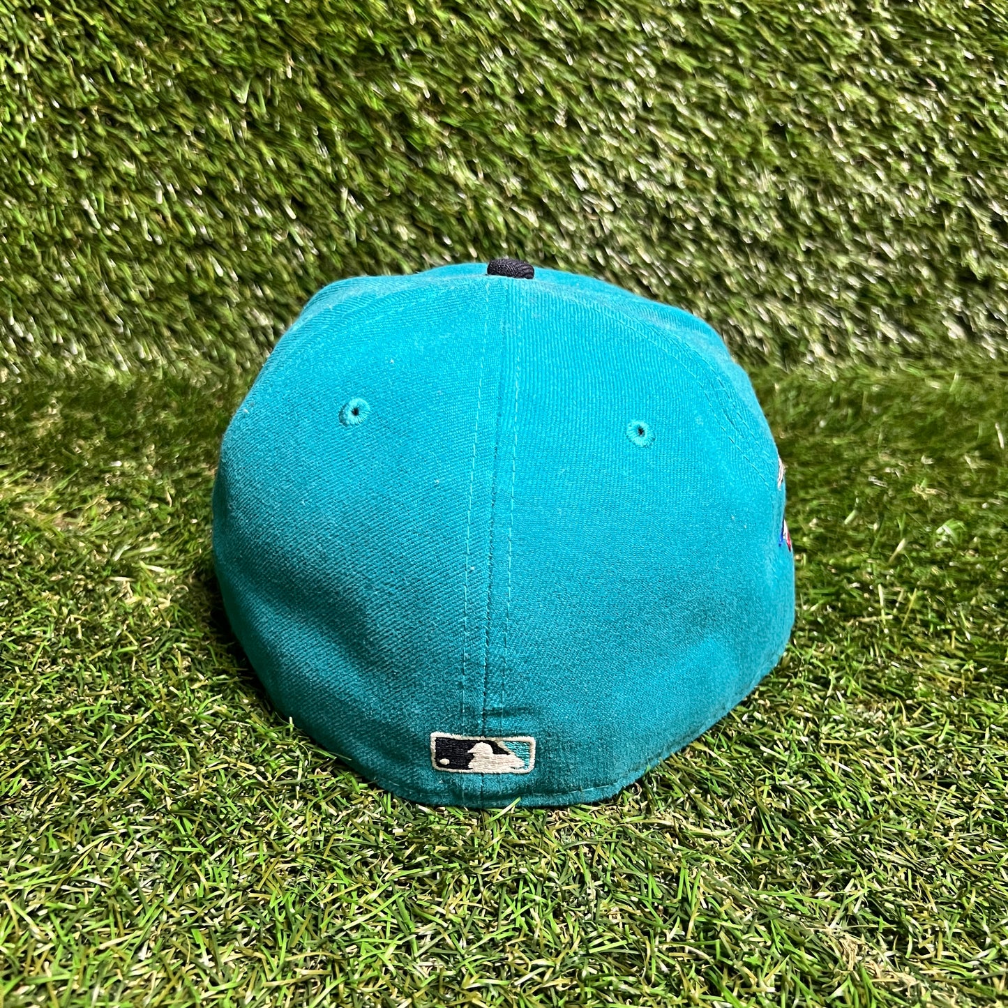 New Era Seattle Mariners Teal Hat Size 7 1/2 USED v16008