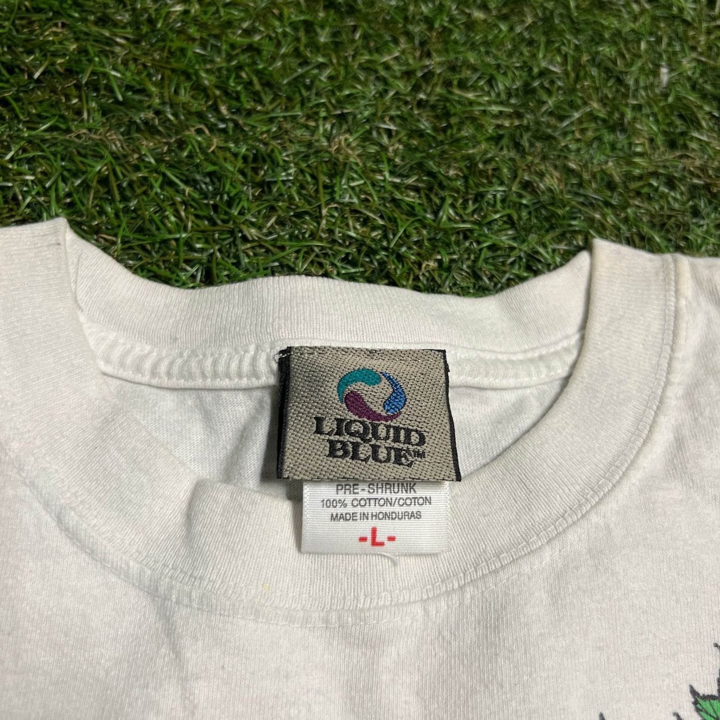 Y2K Grateful Dead 93 Seasons Jestor Tie Dye Tee Size Large USED v16394