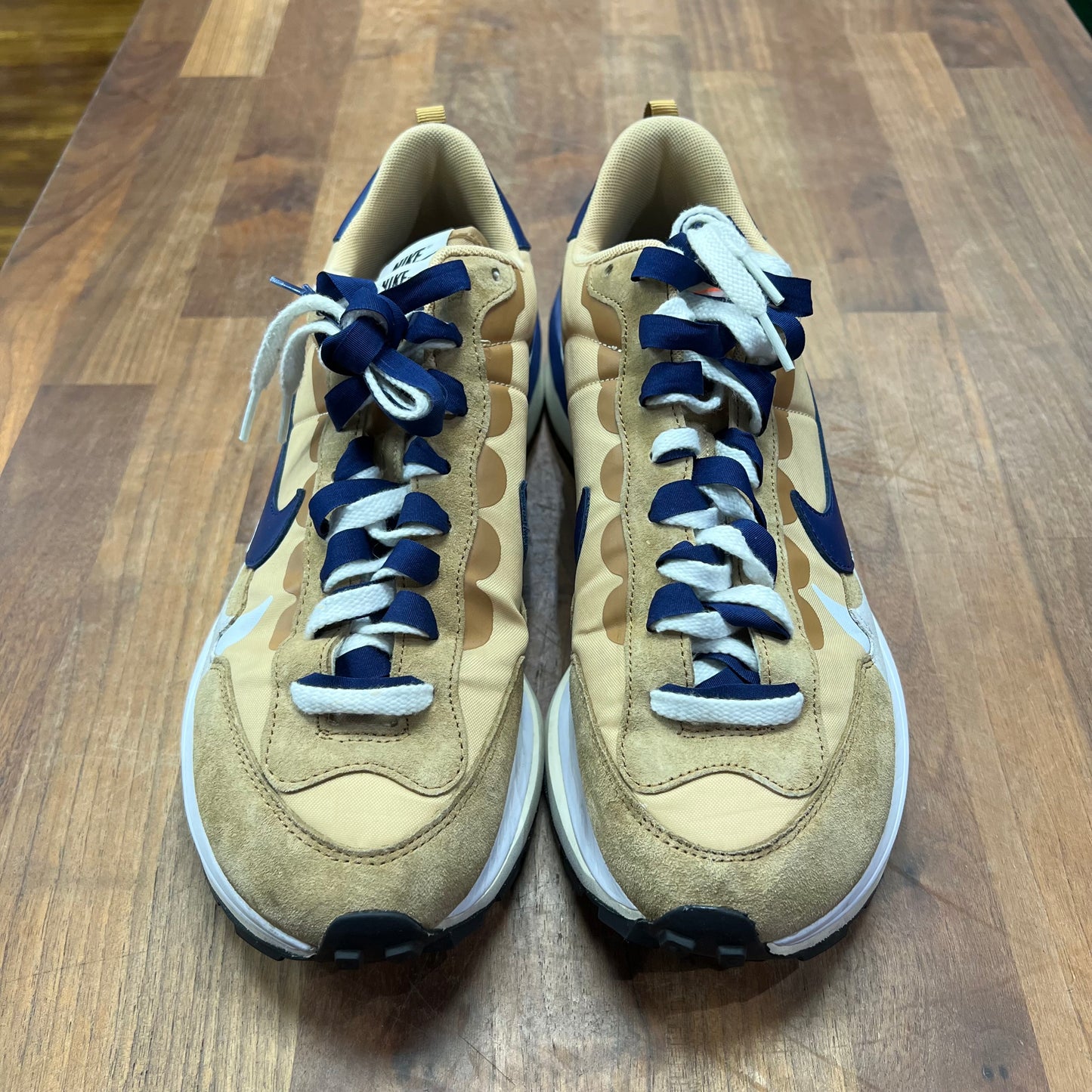 Nike Vaporwaffle Sacai Sesame Blue Void Size 11 USED S17216