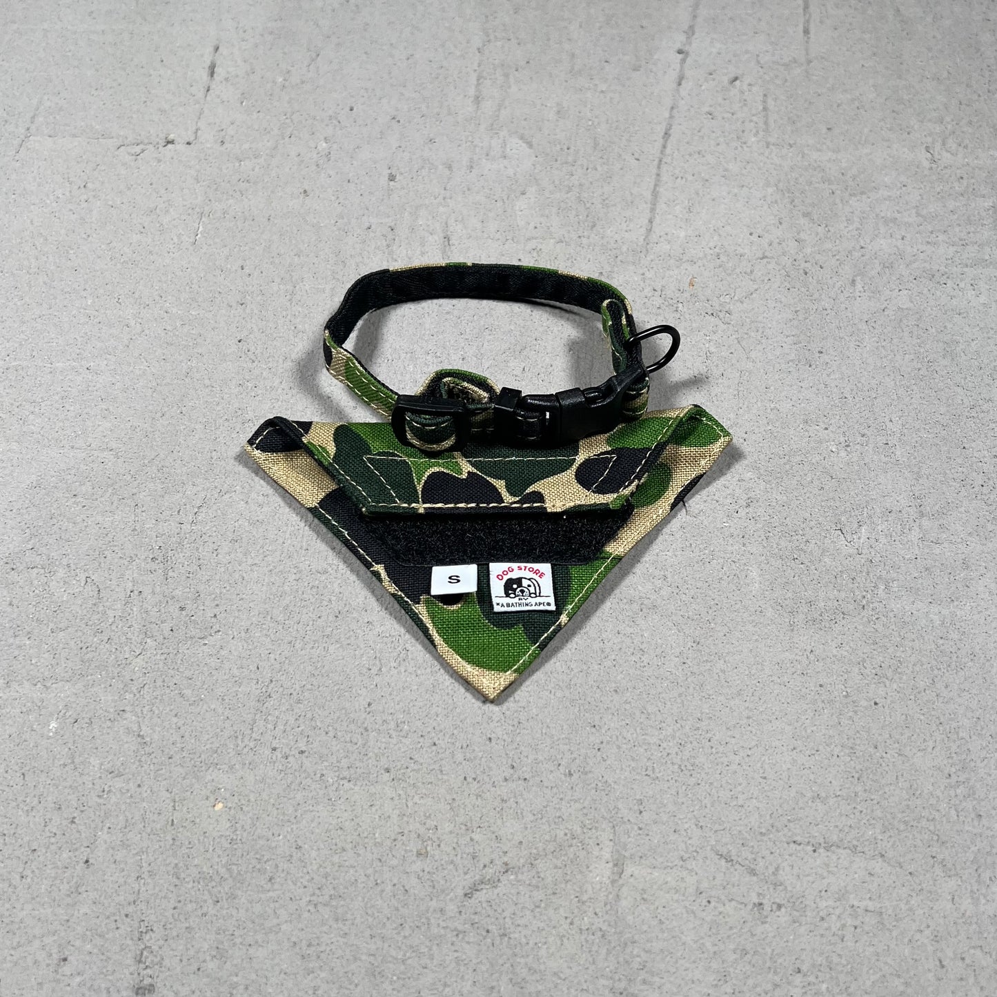 Bape Dog Collar Camo Size Small NEW x17301