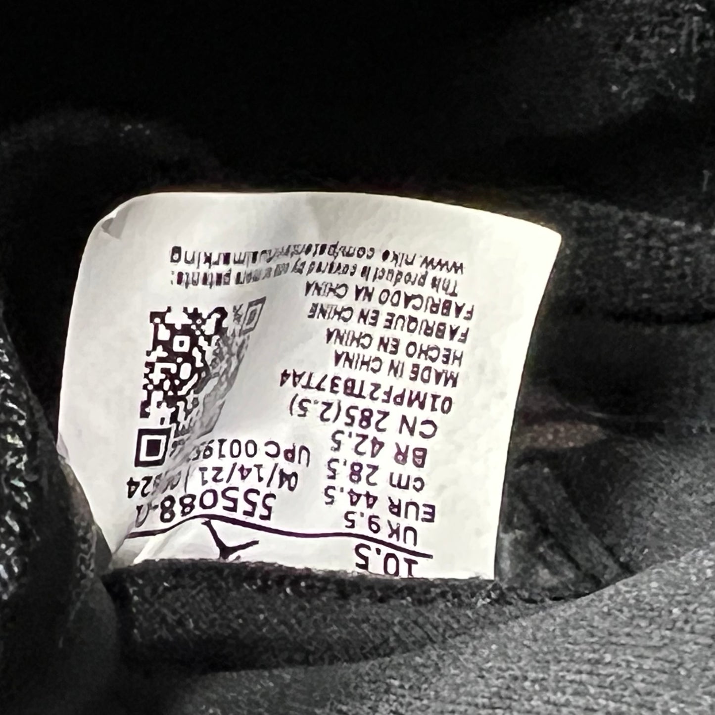 Jordan 1 Patent Bred (2021) Size 10.5 USED s21971