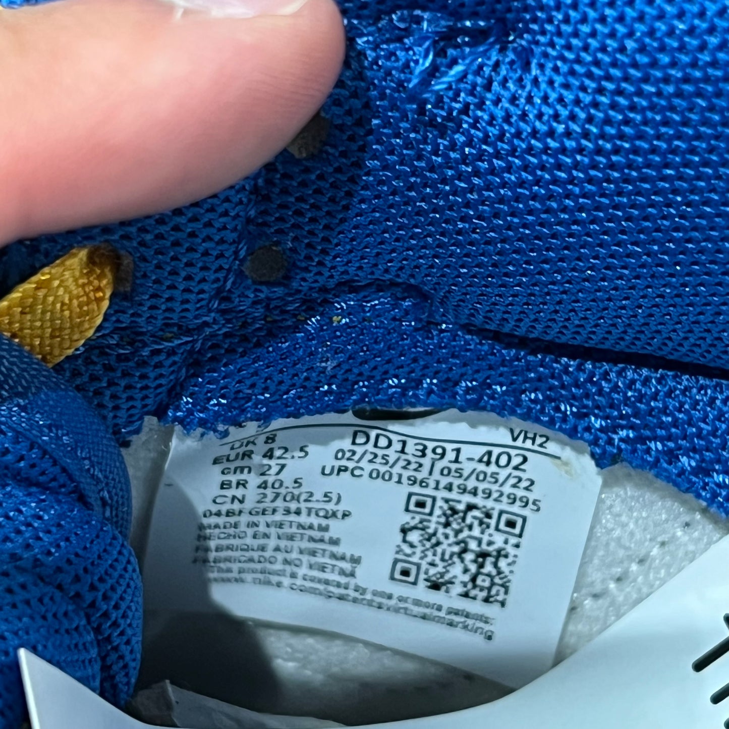Nike Dunk Low UCLA SIze 9 USED s17454