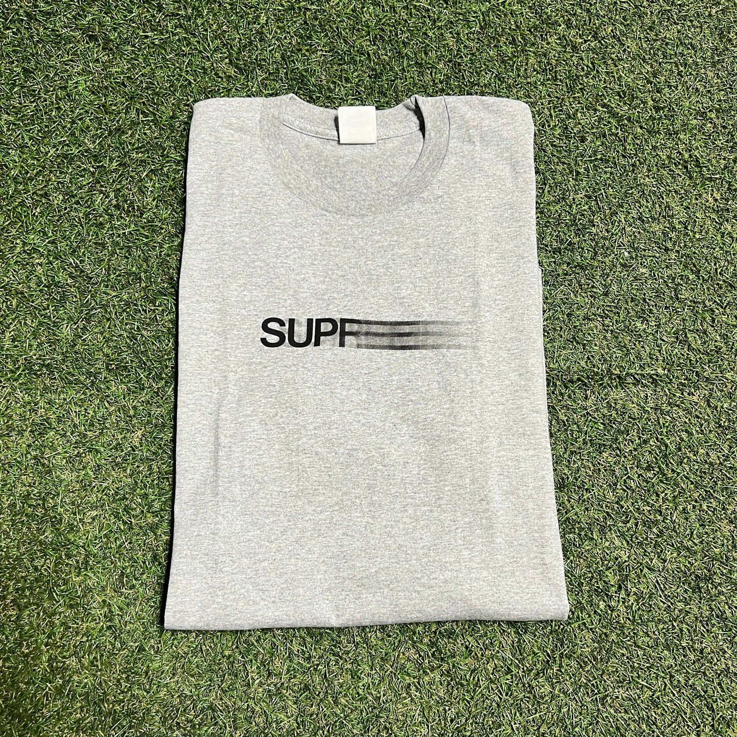 Supreme Motion Logo Grey Tee Size Medium NEW x13649