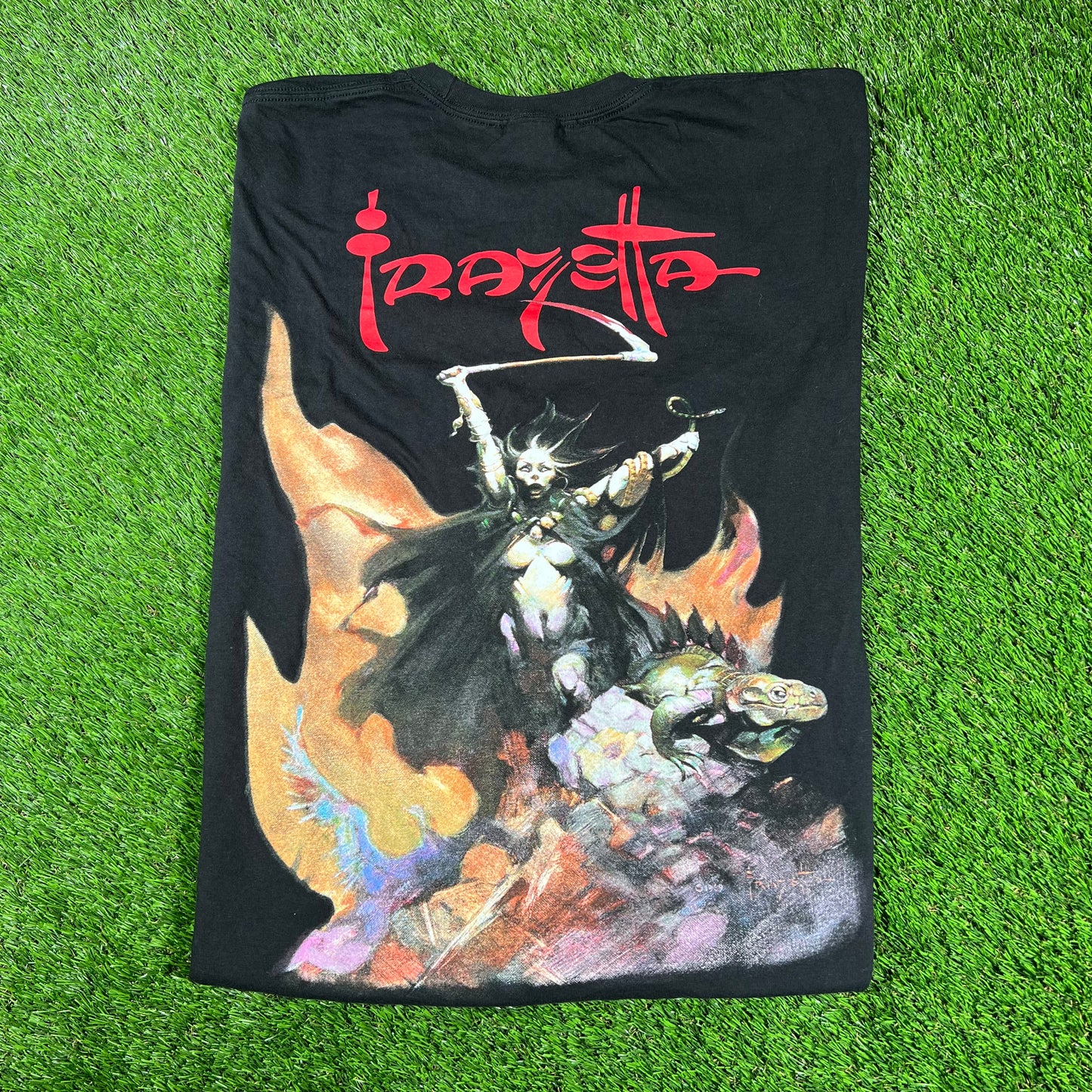 Supreme Frank Frazetta Black Woman with Scythe Tee Size XL USED x14472