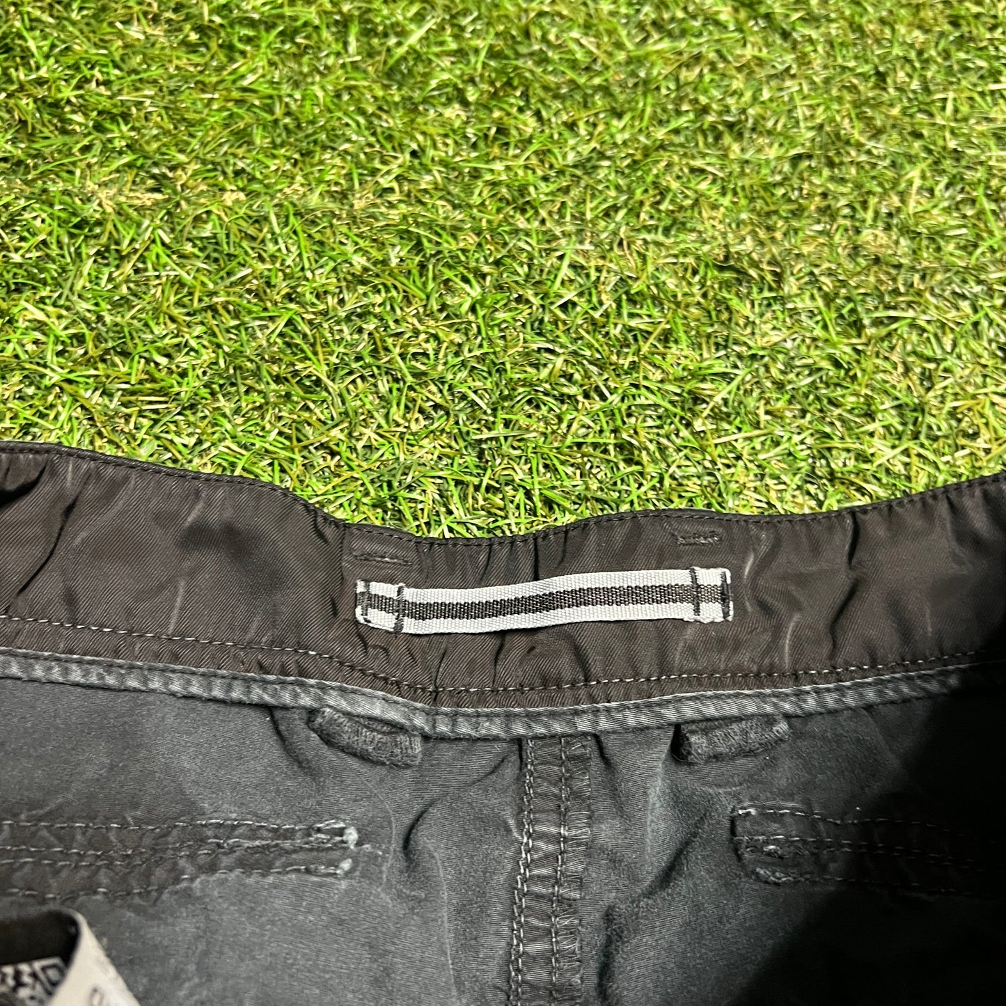 Stone Island Cargo Pants Black Size 30 USED X13299
