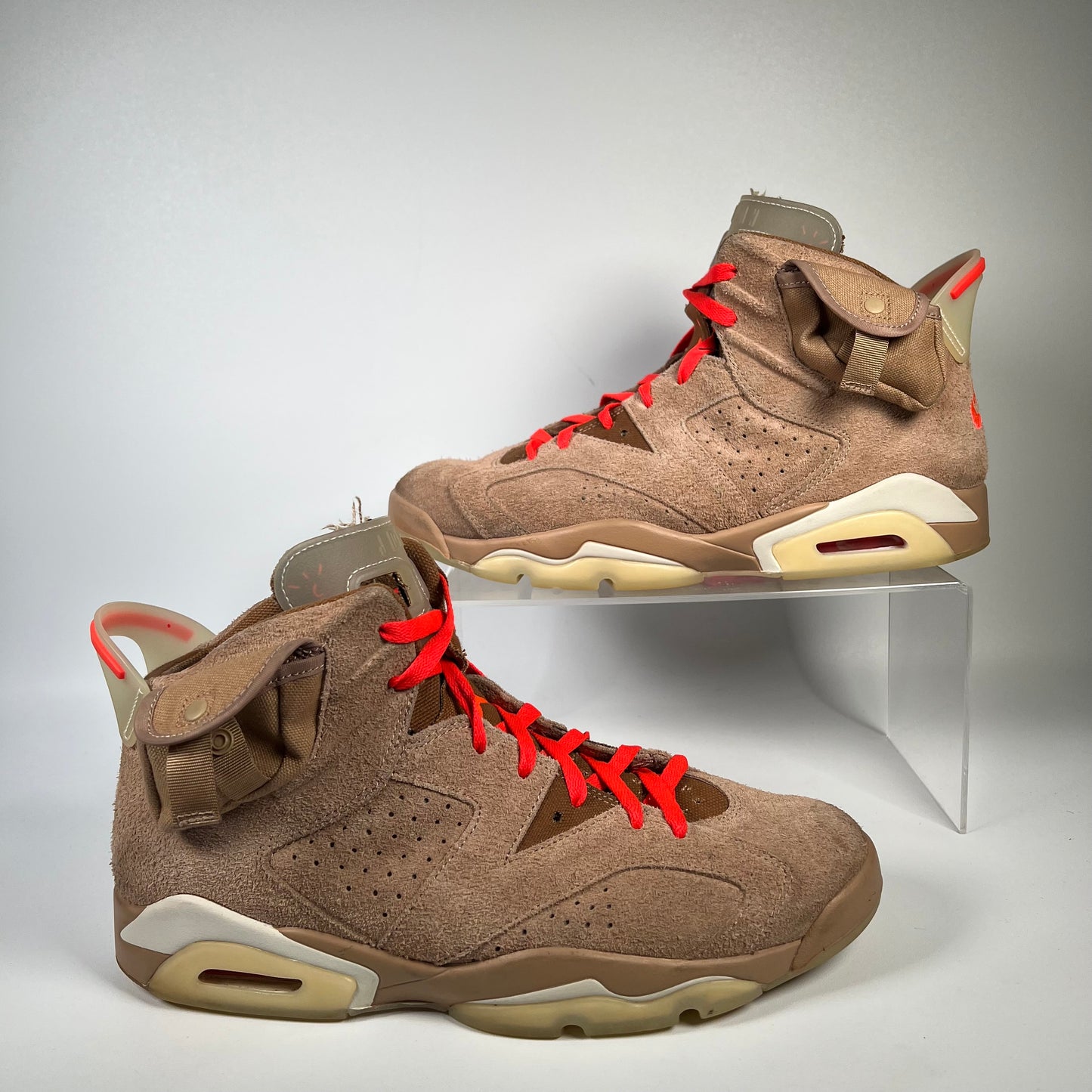 Jordan 6 Travis Scott Khaki Size 11 USED s17914