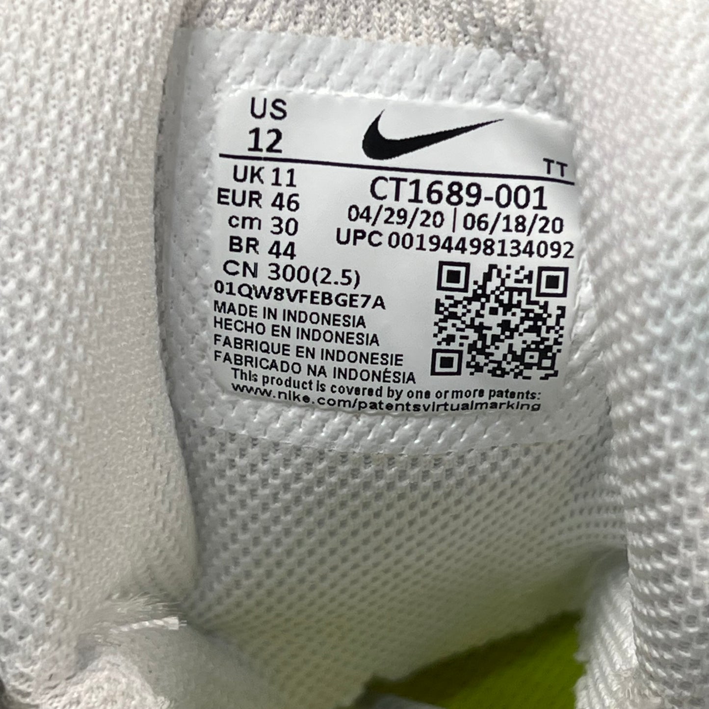 Nike Air Max 95 Neon (2020) Size 12 USED s19428