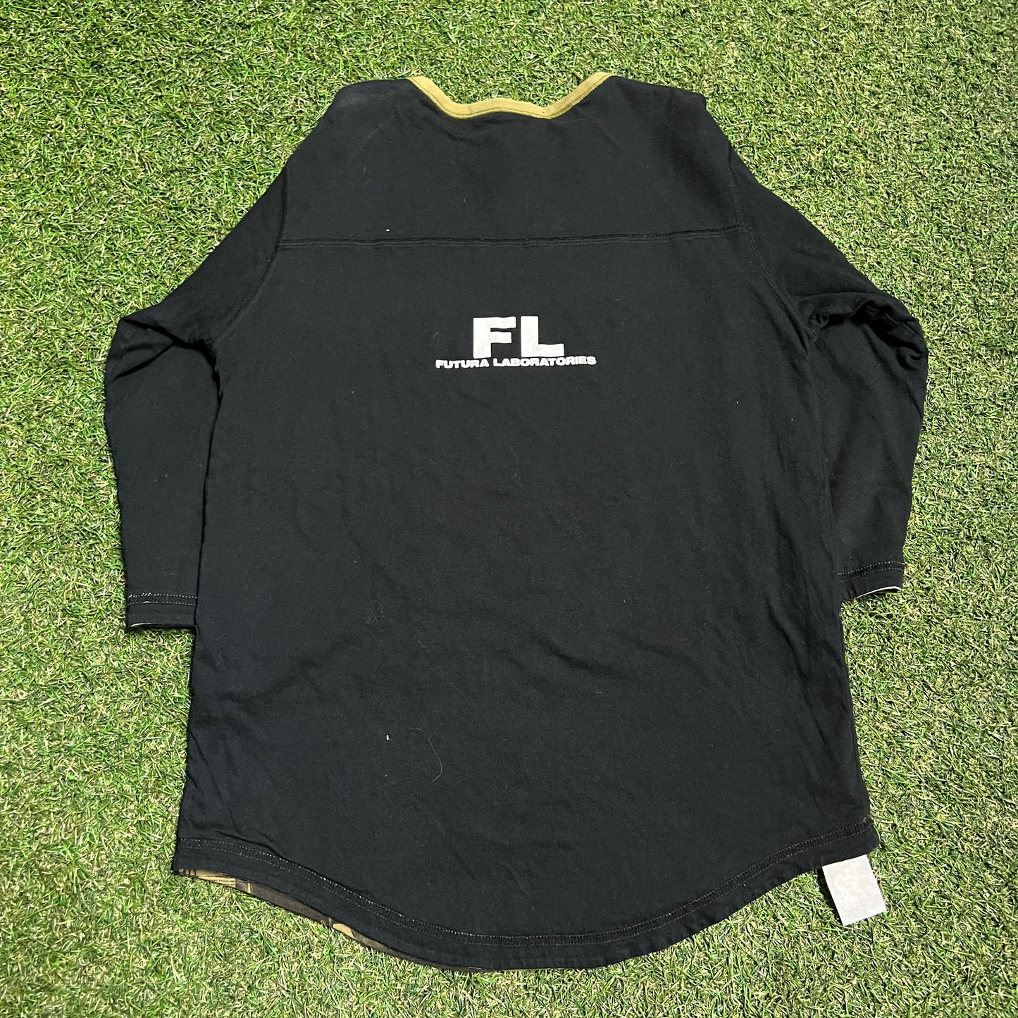 Y2K Stussy x Futura Reversible Baseball Tee Size Small USED x13520