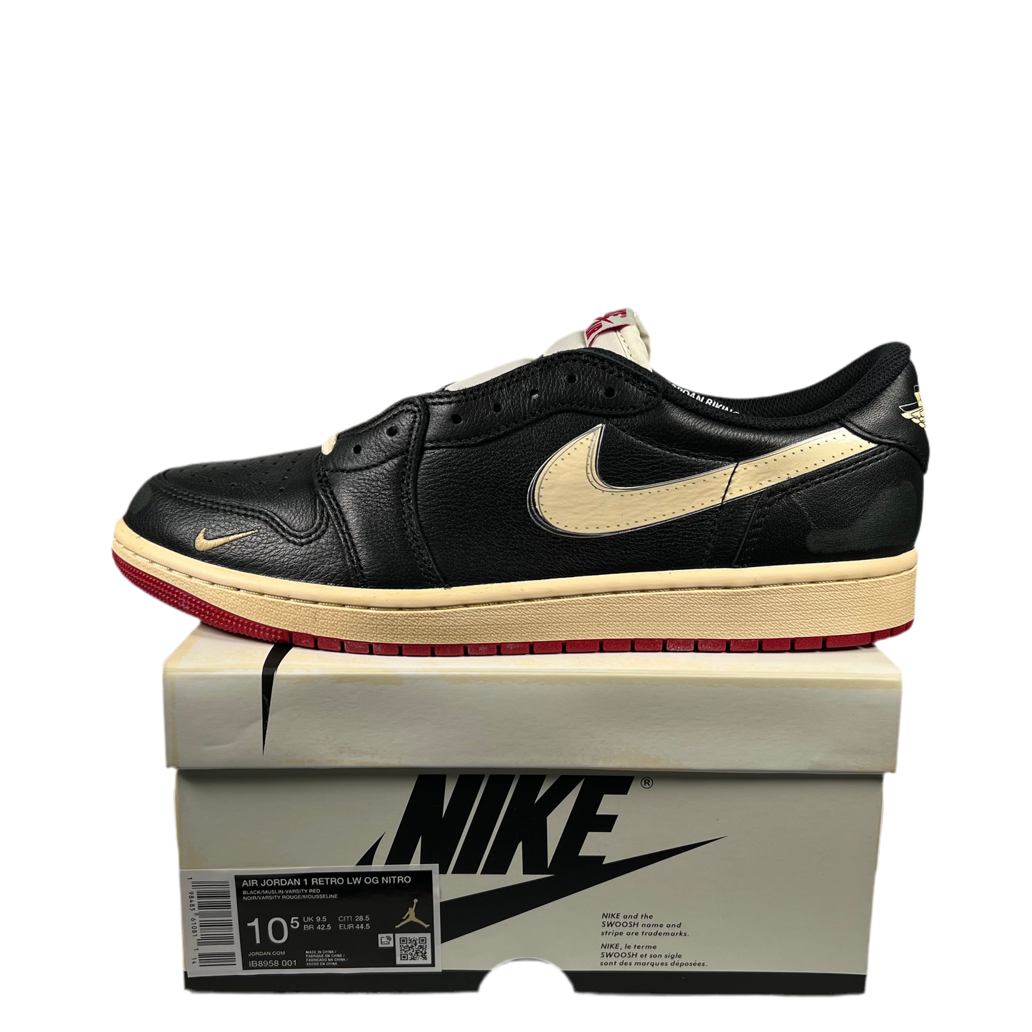 Jordan 1 Low Nigel Sylvester Better With Time (2025) Size 10.5 NEW s18194