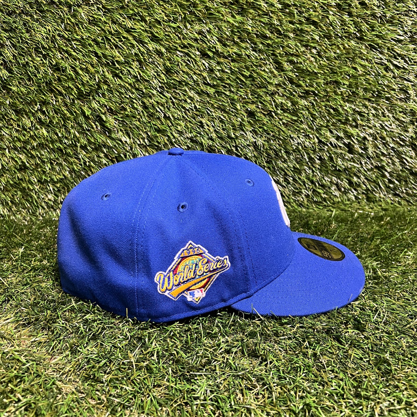 Yankees World Series 1996 Patch Blue Hat Size 7 7/8 USED v16235