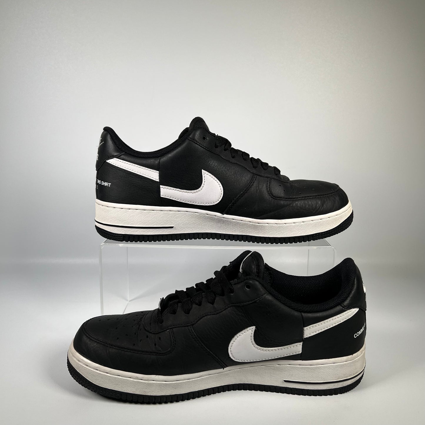 Nike Air Force One Supreme CDG Slipt (2018) Size 9.5 USED s17898