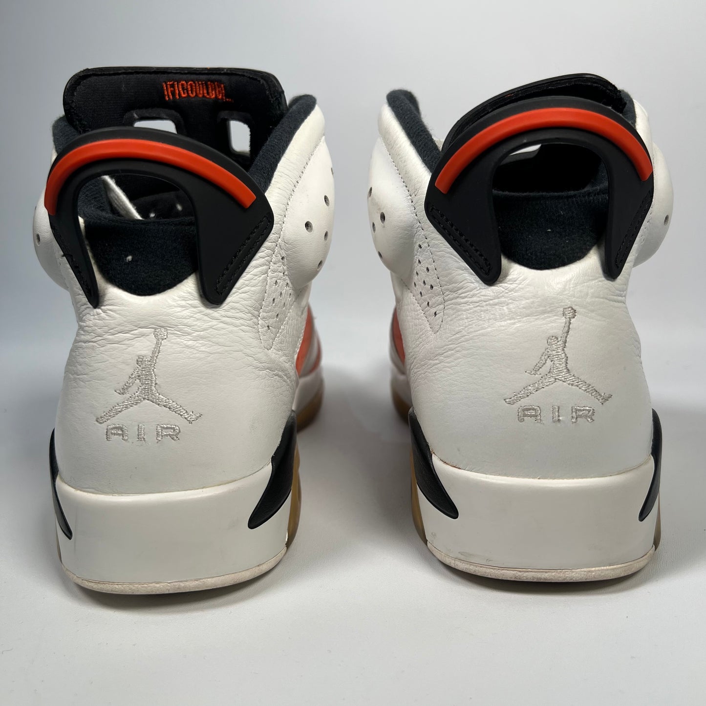 Jordan 6 Gatorade Like Mike White Size 11.5 USED s17309