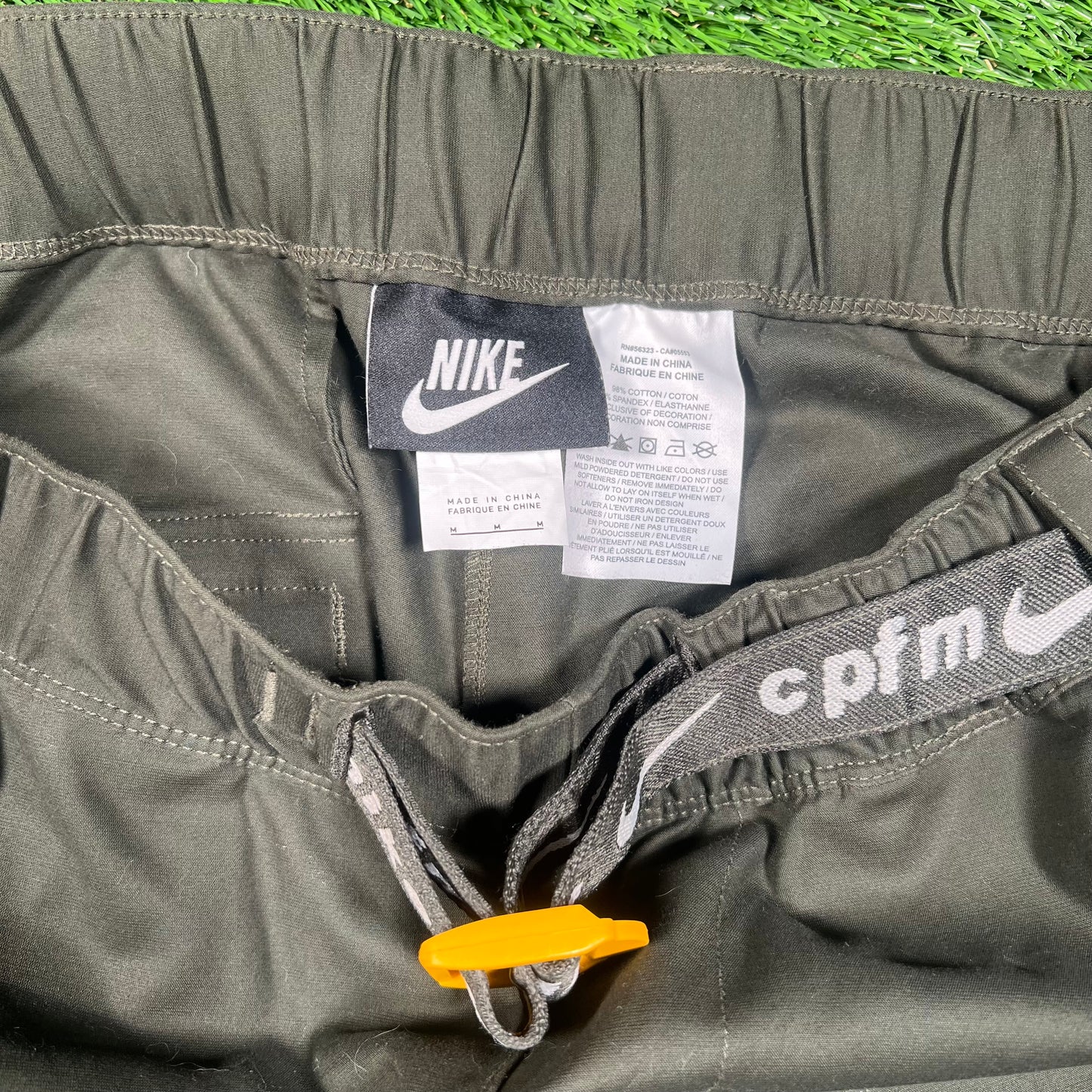 Nike CPFM Olive Cargo Pants Size Medium USED x16613