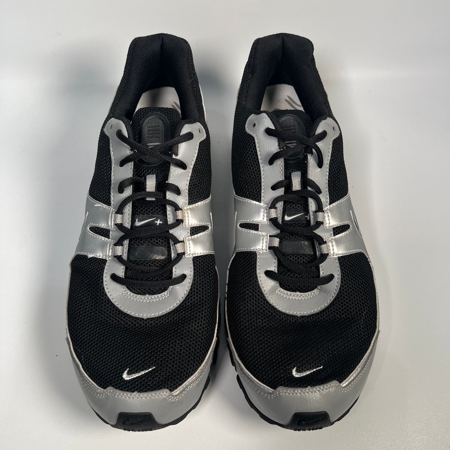 Nike Shox Black/Silver Graffiti (2007) Size 14 USED s17673