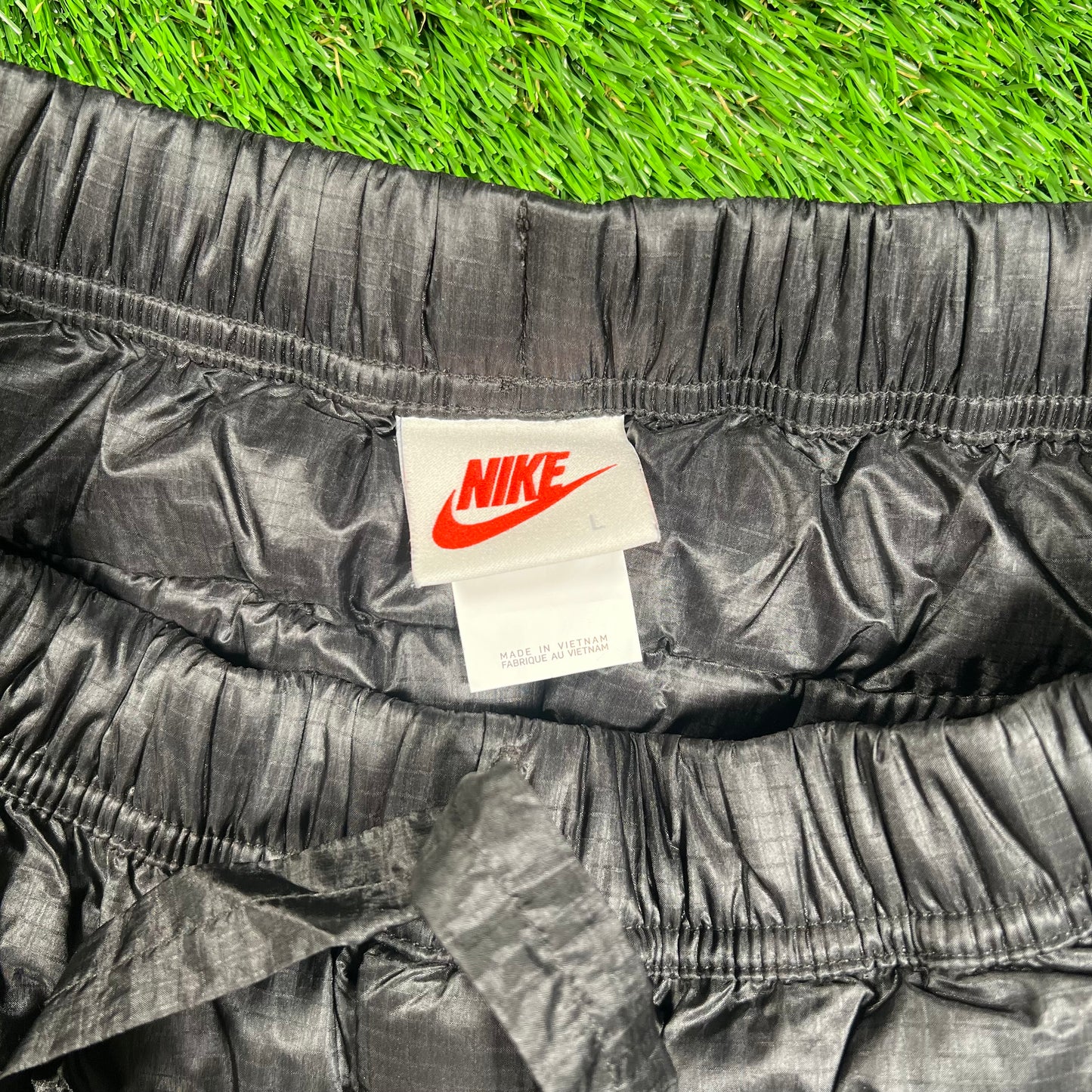Nike Stussy Black Puffer Pants Size Large USED x16487