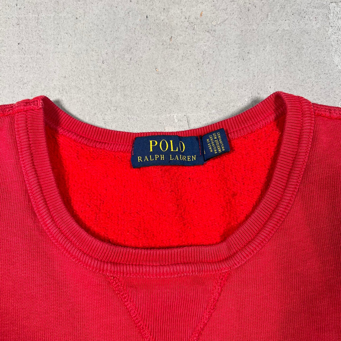Polo Ralph Lauren Sail Boat Red Sweater Size Large USED v19110