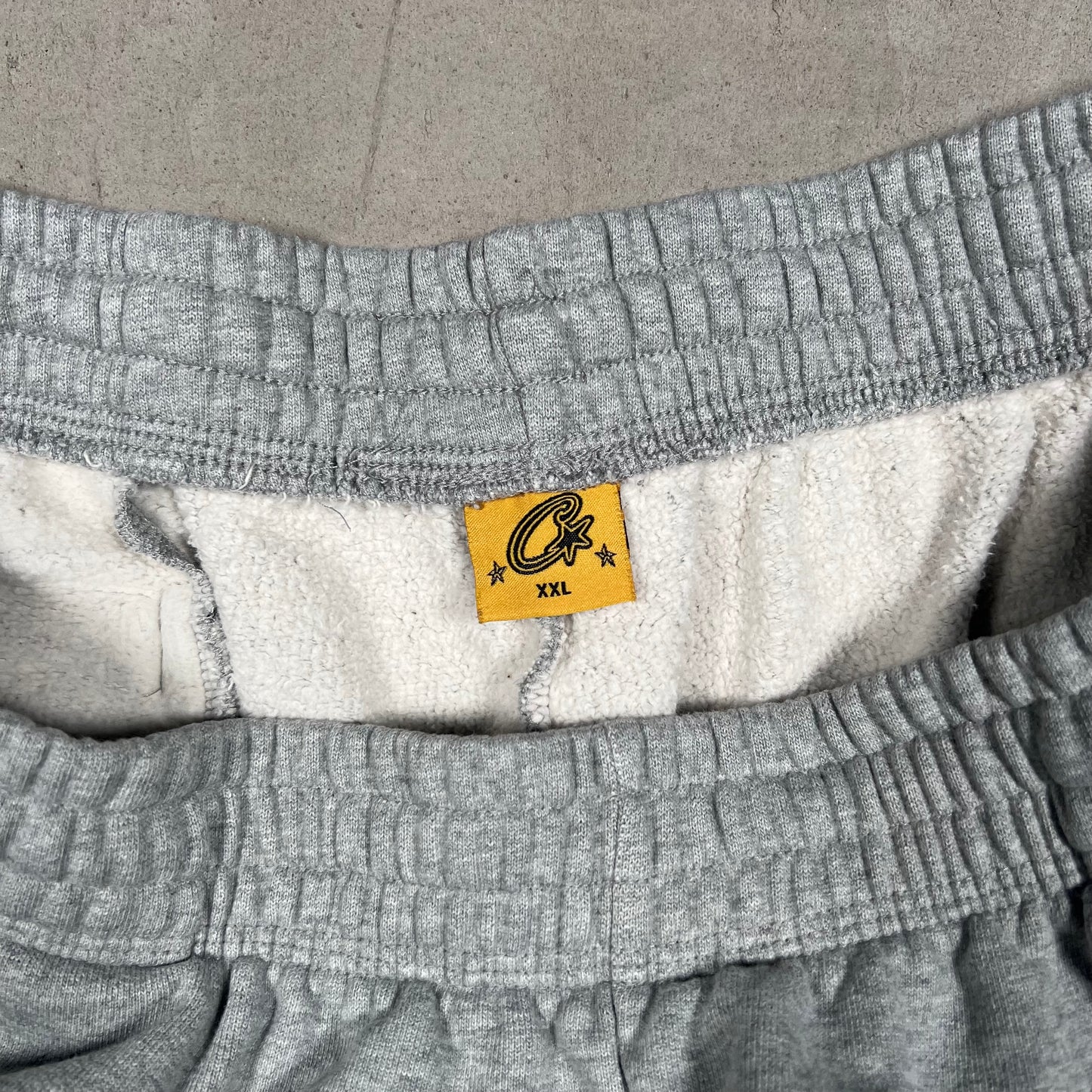 Corteiz Grey Logo Sweatpants Size XXL USED x17323