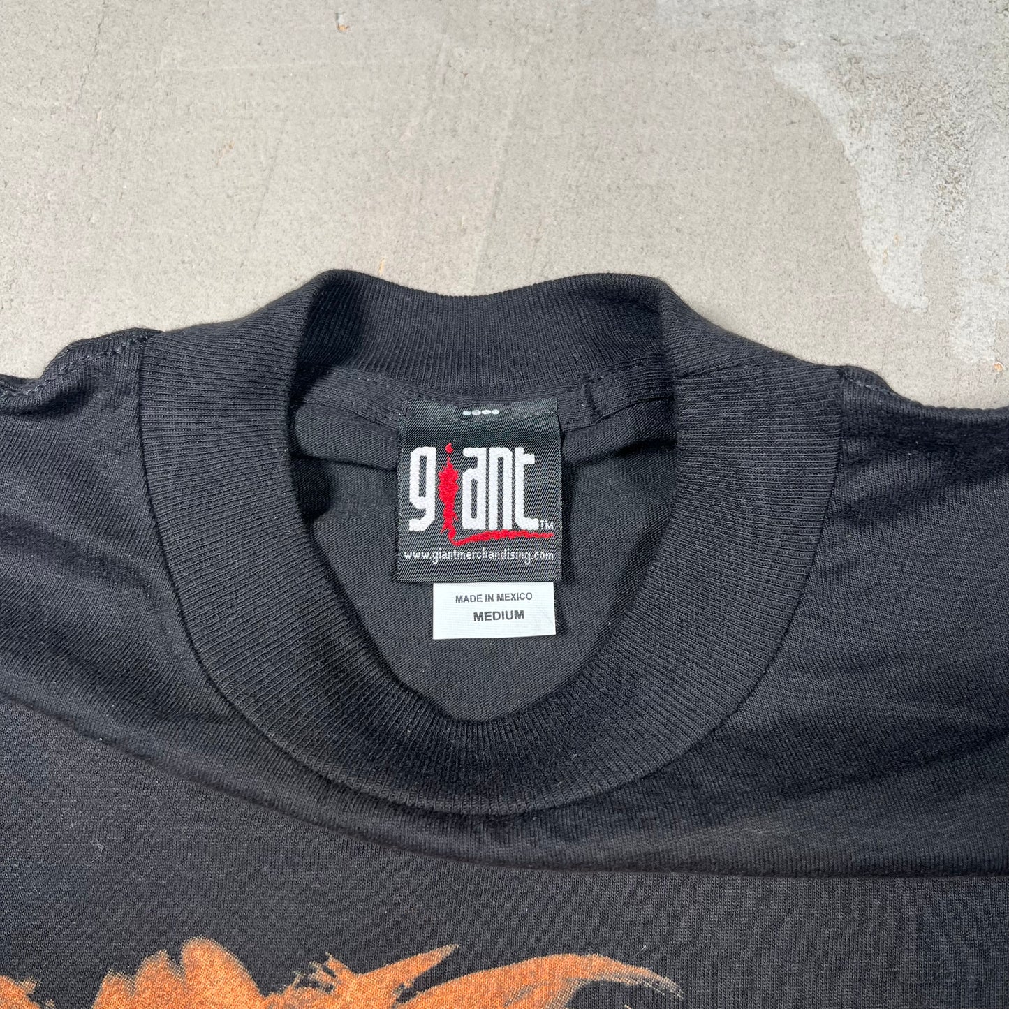 Y2K Godsmack Bootleg Black Tee Size Medium USED v18962