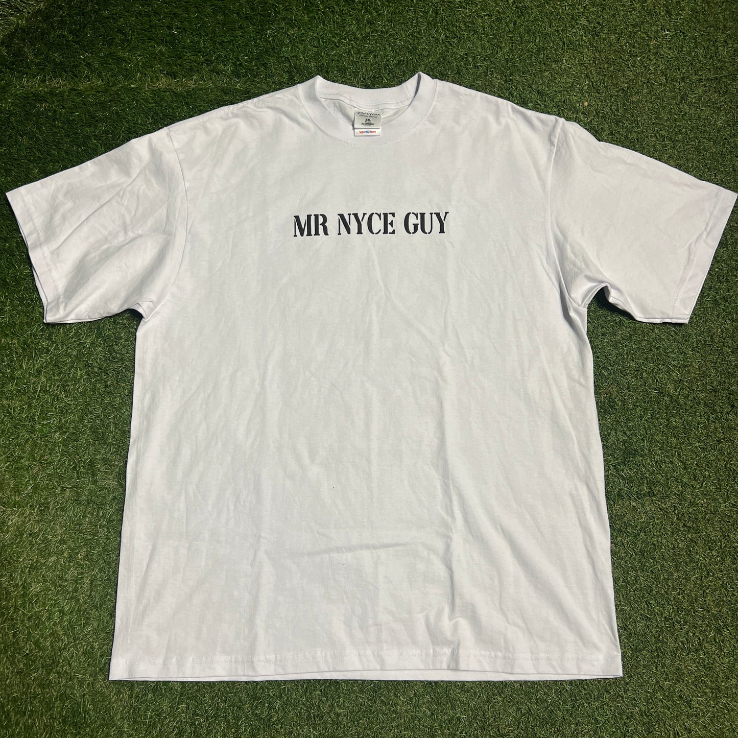 Mr Nyce Guy Rolex Shaka Wear Tag White Tee Size XXL USED v16377