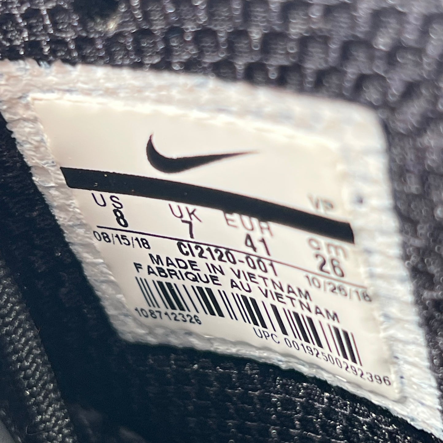 Nike Zoom Rookie Galaxy (2019) Size 8 USED s16896