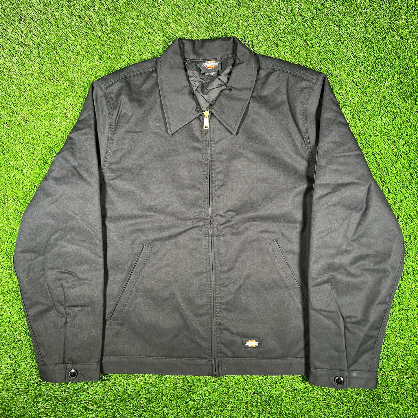 Dickies Black Detroit Jacket Size Large USED v17064