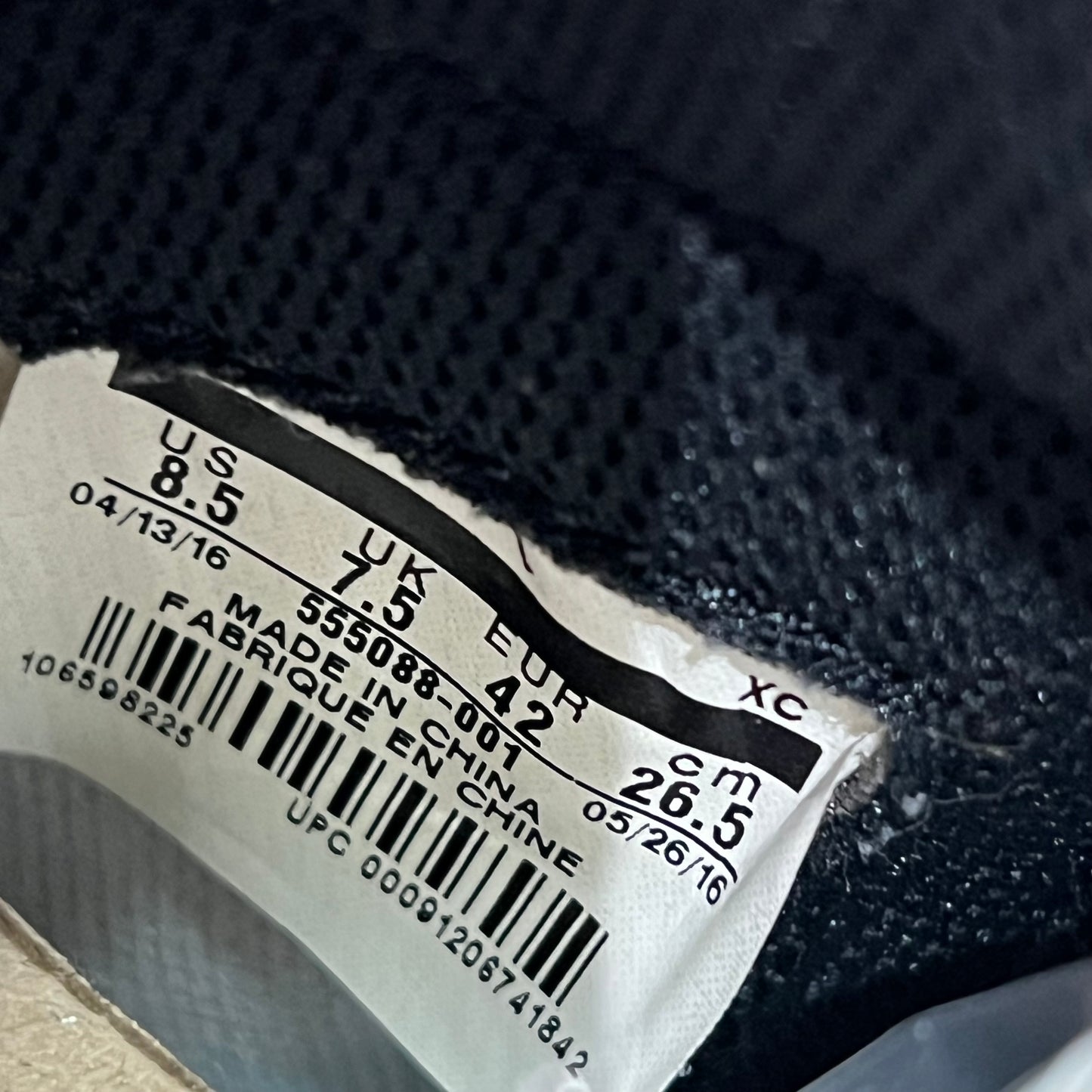 Jordan 1 High Bred Banned (2016) Size 8.5 USED s22552