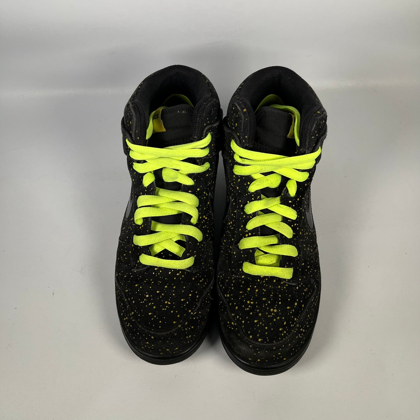 Nike Dunk High Yellow Splatter (2009) Size 8.5 USED s18760