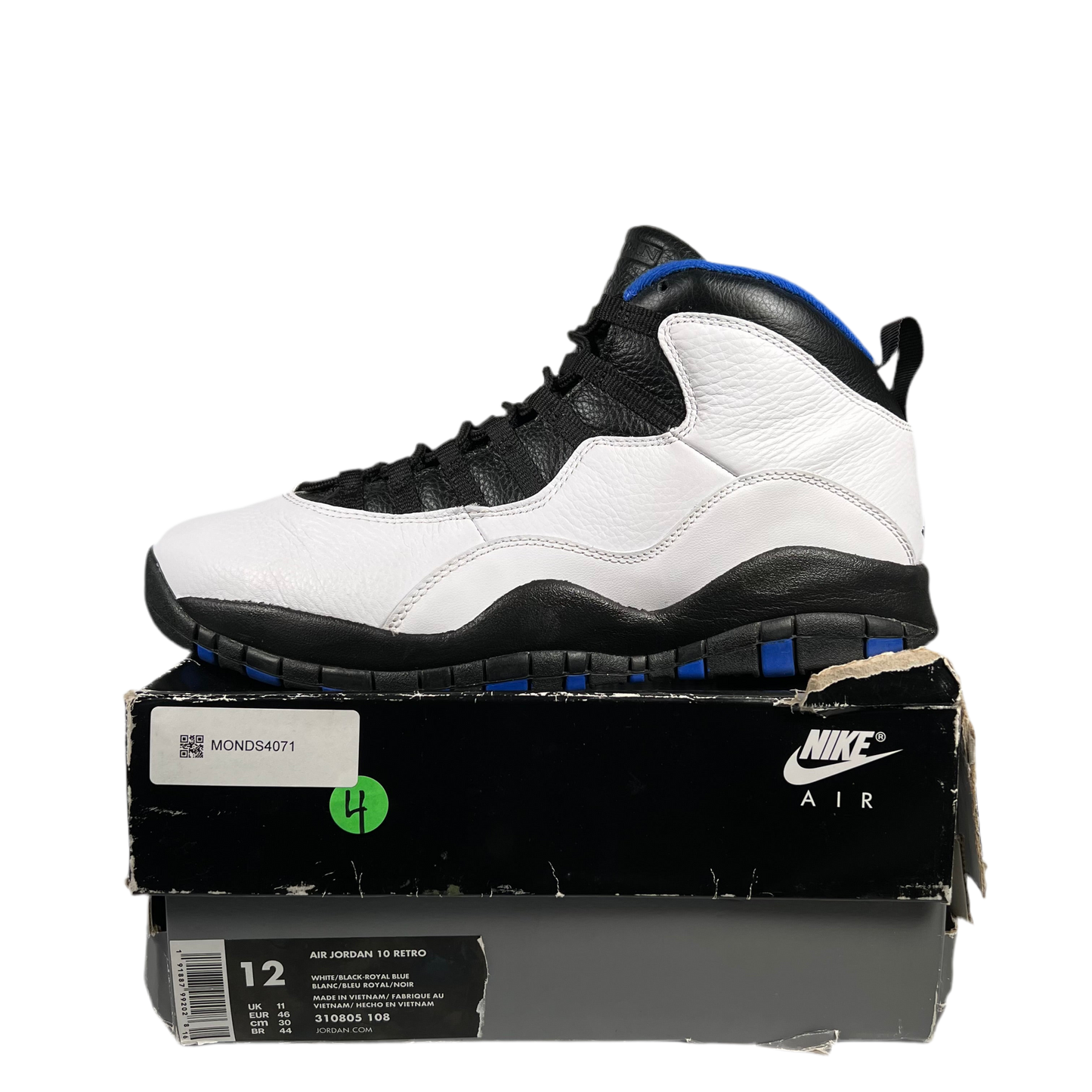 Jordan 10 Orlando (2018) Size 12 USED s18090