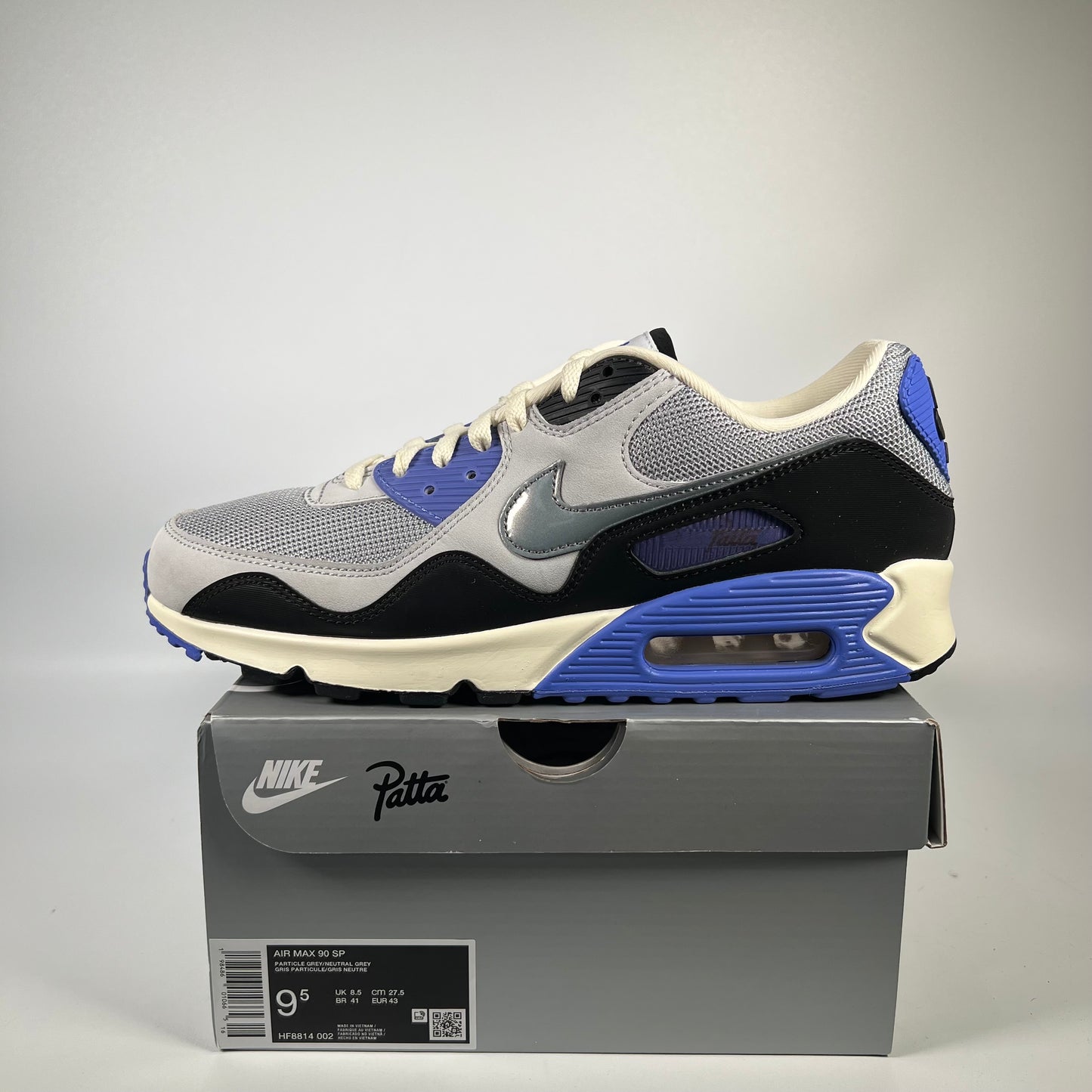 Nike Air Max 90 Patta Waves Sapphire (2025) Size 9.5 USED s18675